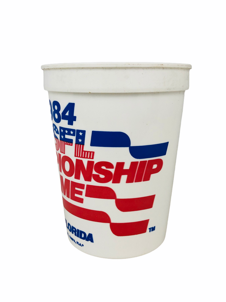 PHILADELPHIA STARS VINTAGE 1984 USFL CHAMPIONSHIP GAME PLASTIC CUP