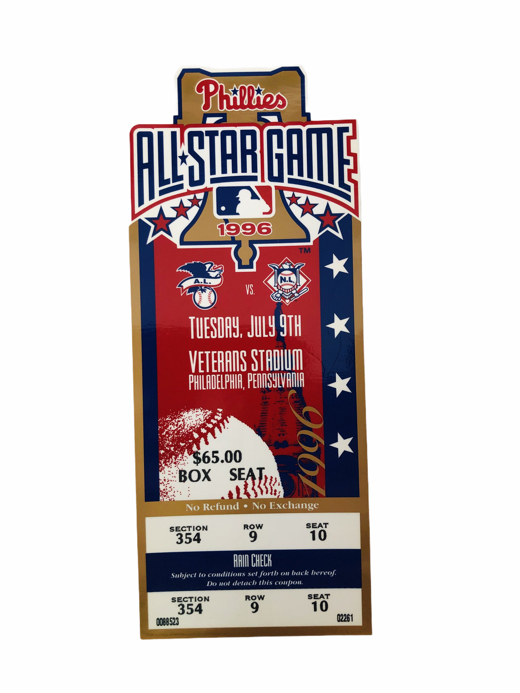 Phillies All-Star Games: 1996