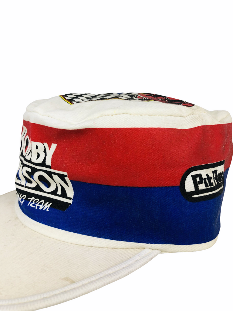 BOBBY ALLISON RACING TEAM VINTAGE 1980'S PAINTERS BUCKET ADULT HAT