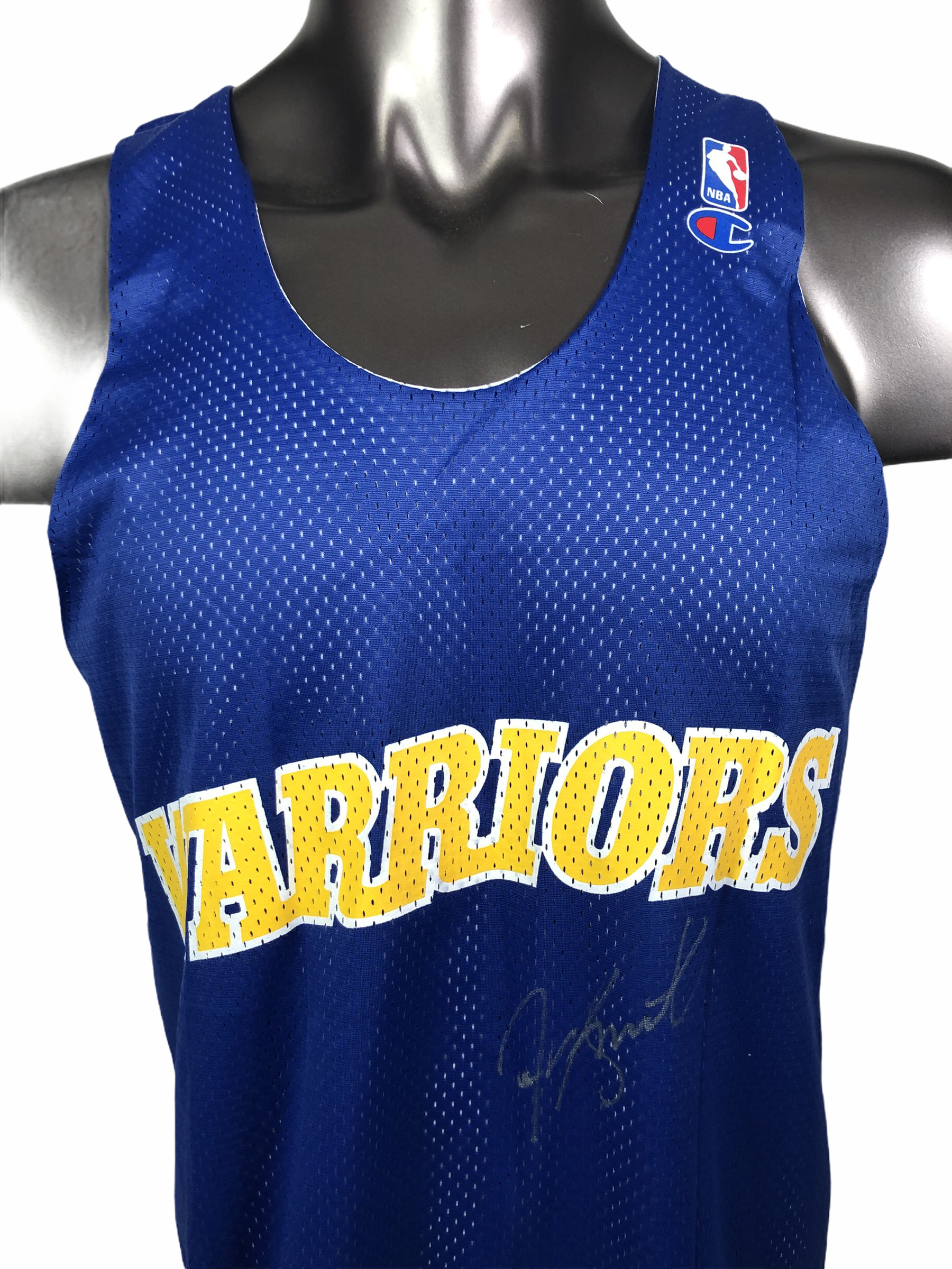 Golden State Warriors Basketball Jersey Adidas 3XL +2 Ellis Sewn Logo Stains