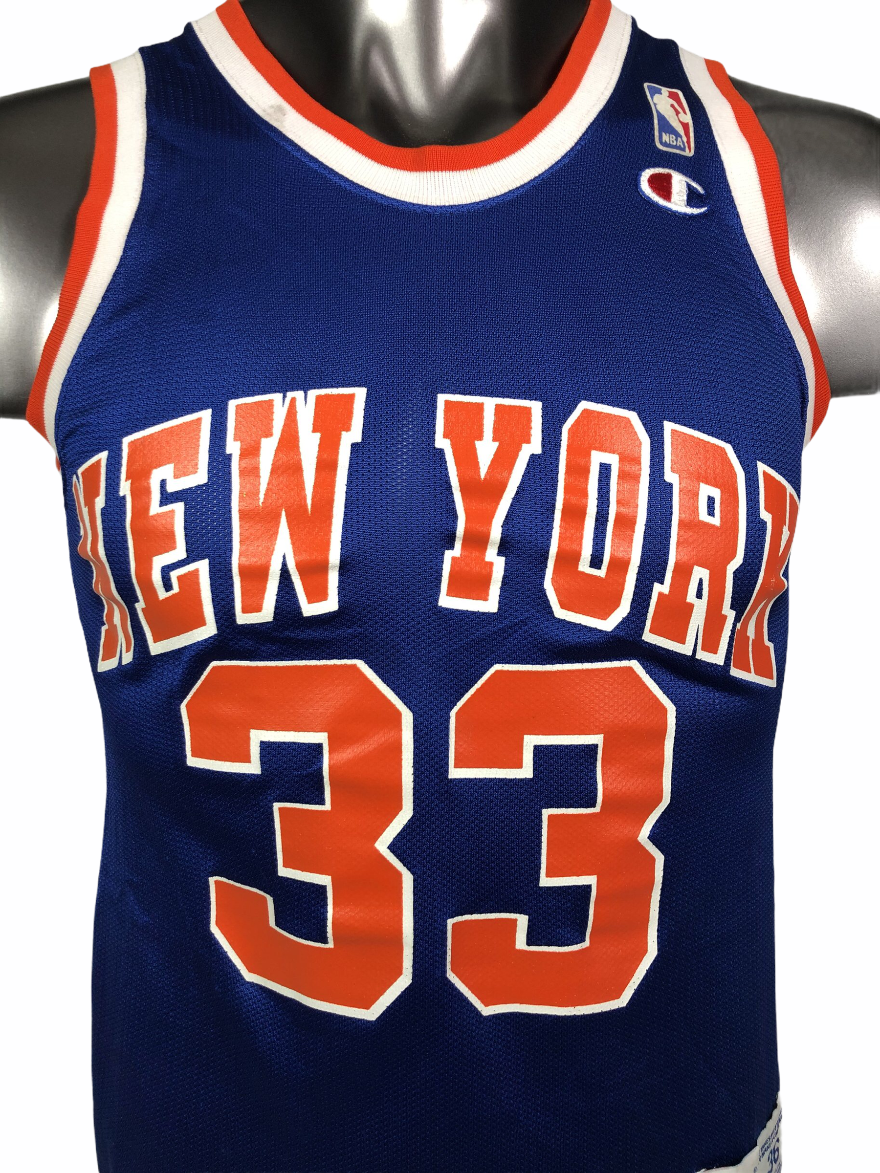 熱い販売 90s EWING KNICKS YORK NEW NBA Champion バスケットボール