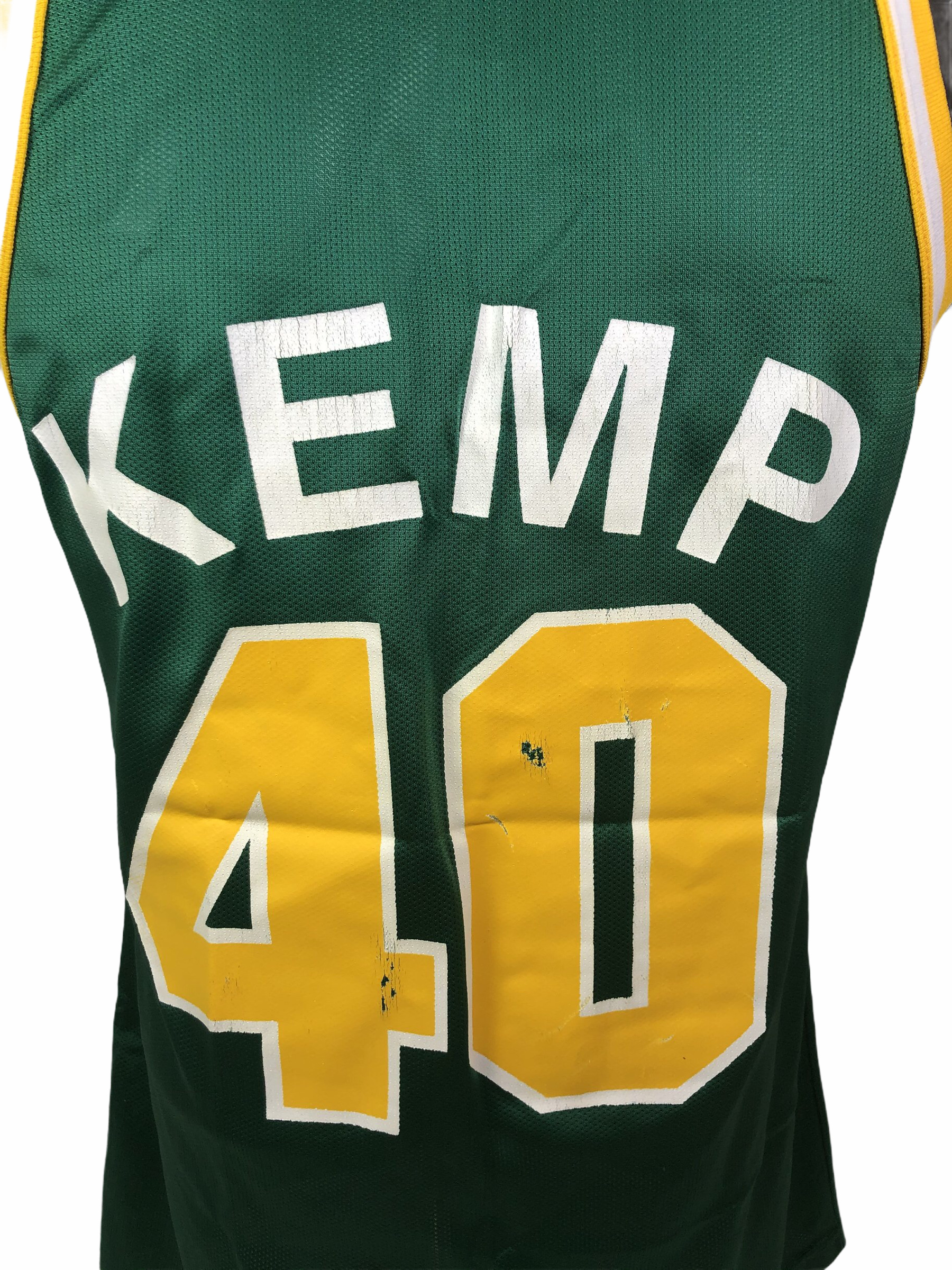 SHAWN KEMP SEATTLE SUPERSONICS VINTAGE 1990 S CHAMPION JERSEY