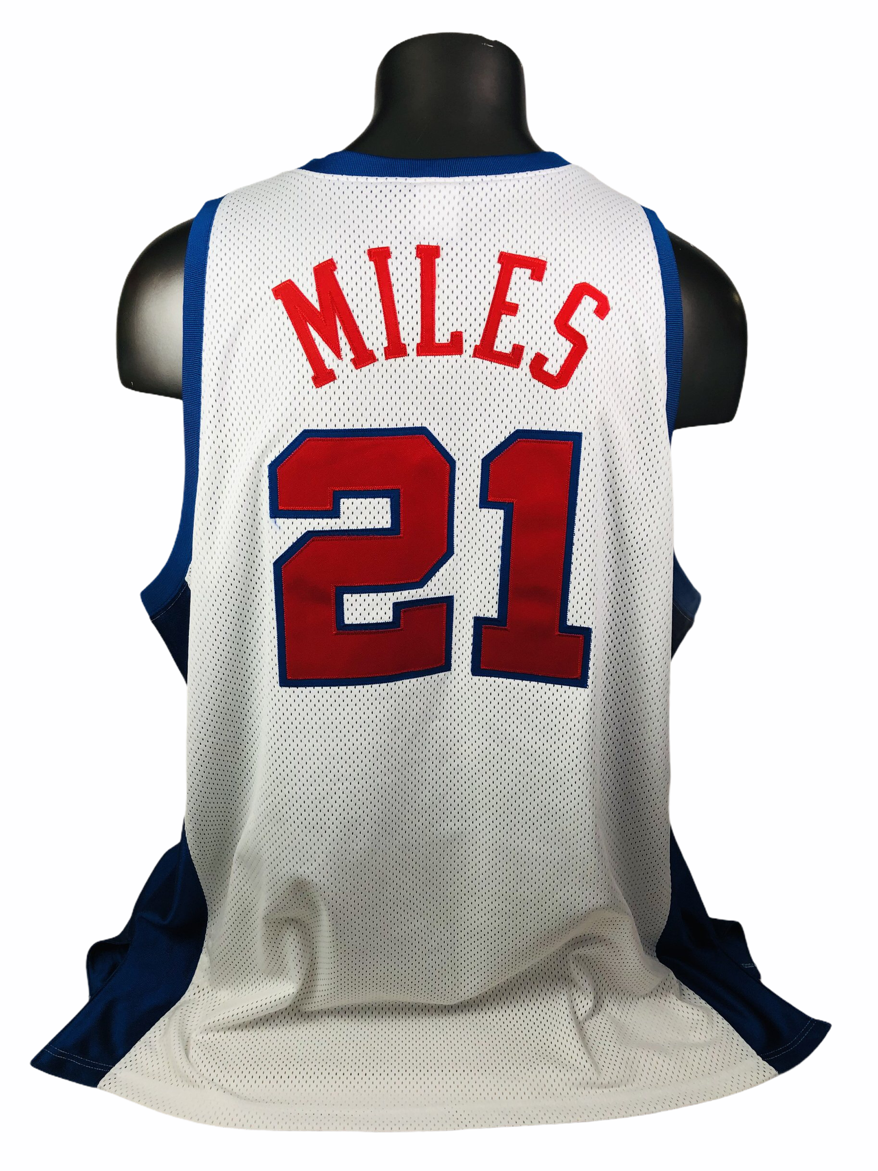 DARIUS MILES LOS ANGELES CLIPPERS VINTAGE 2000 S AUTHENTIC CHAMPION JE Bucks County Baseball Co