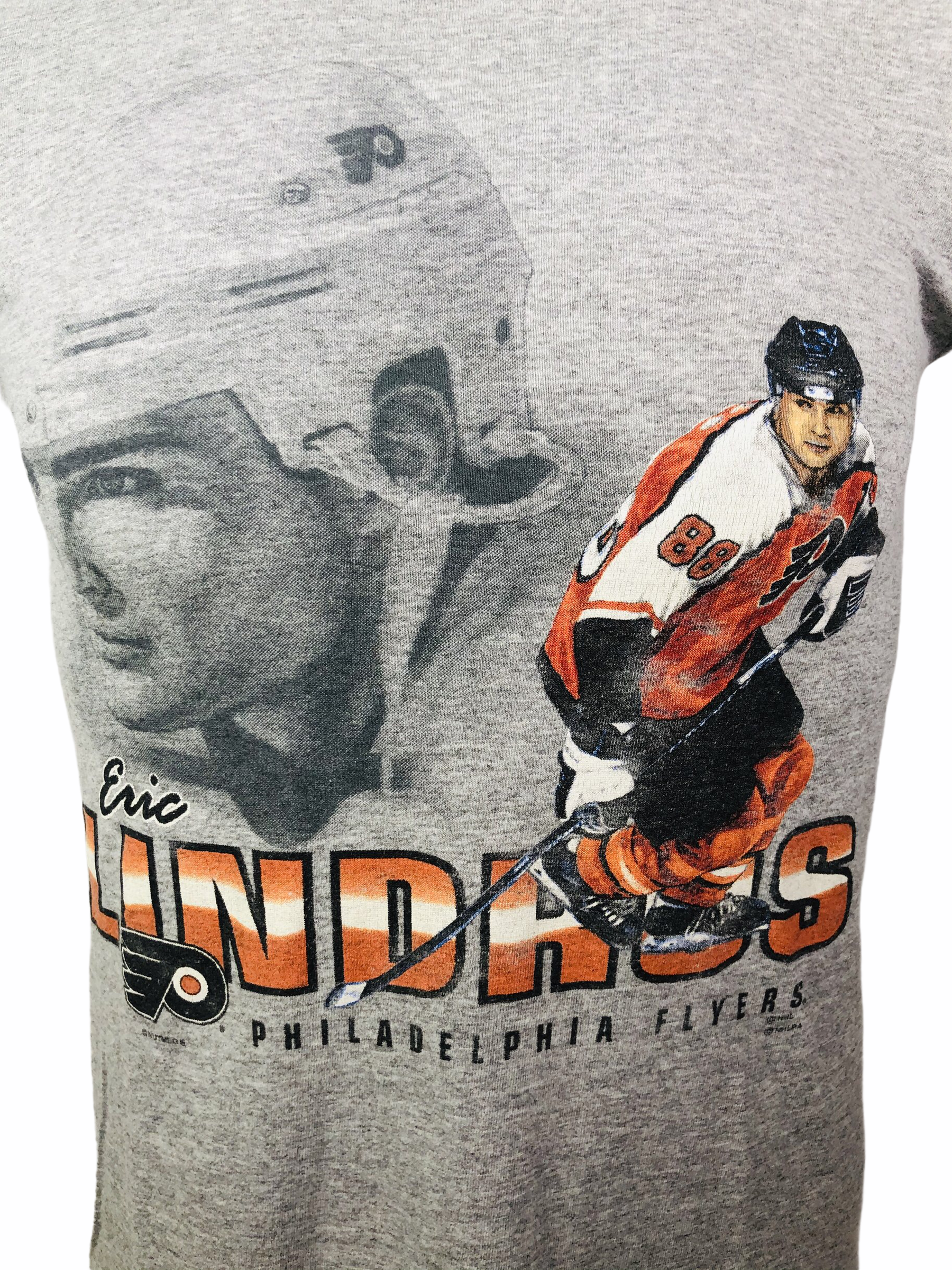 90's Eric Lindros Philadelphia Flyers Starter Black NHL Jersey
