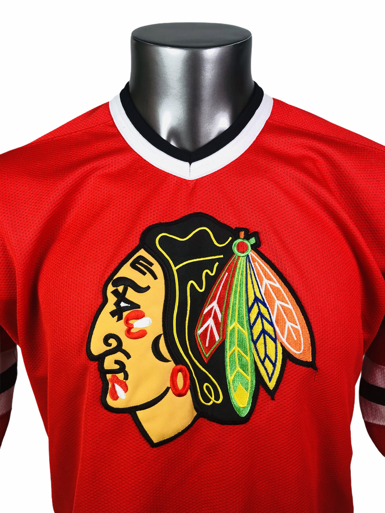 CHICAGO BLACKHAWKS VINTAGE 1990'S STARTER AUTHENTIC JERSEY YOUTH LARGE / XL