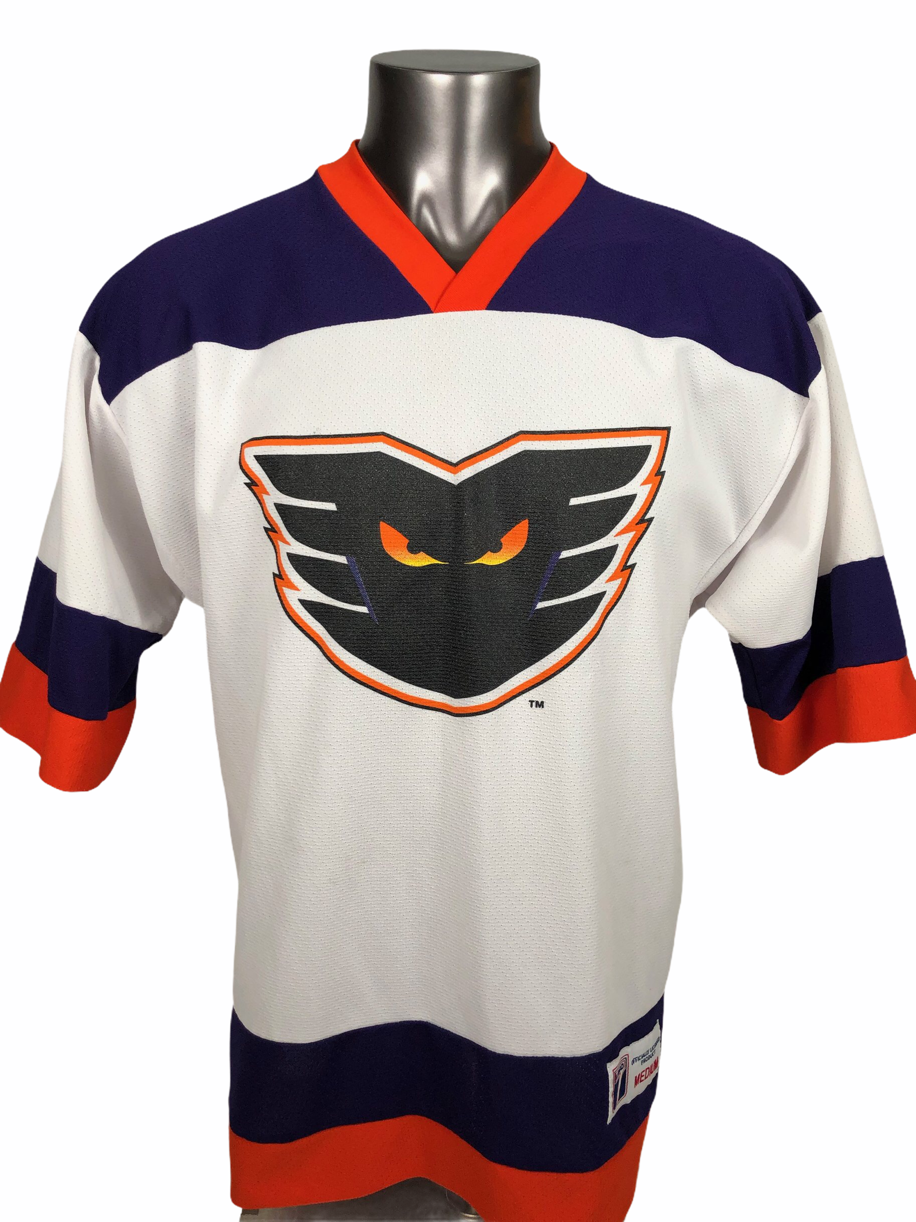 PHILADELPHIA PHANTOMS VINTAGE 1990 S LOGO 7 AHL JERSEY ADULT