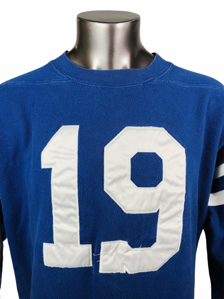 JOHNNY UNITAS BALTIMORE COLTS VINTAGE 1990 S AUTHENTIC CHAMPION JERSEY ADULT XL