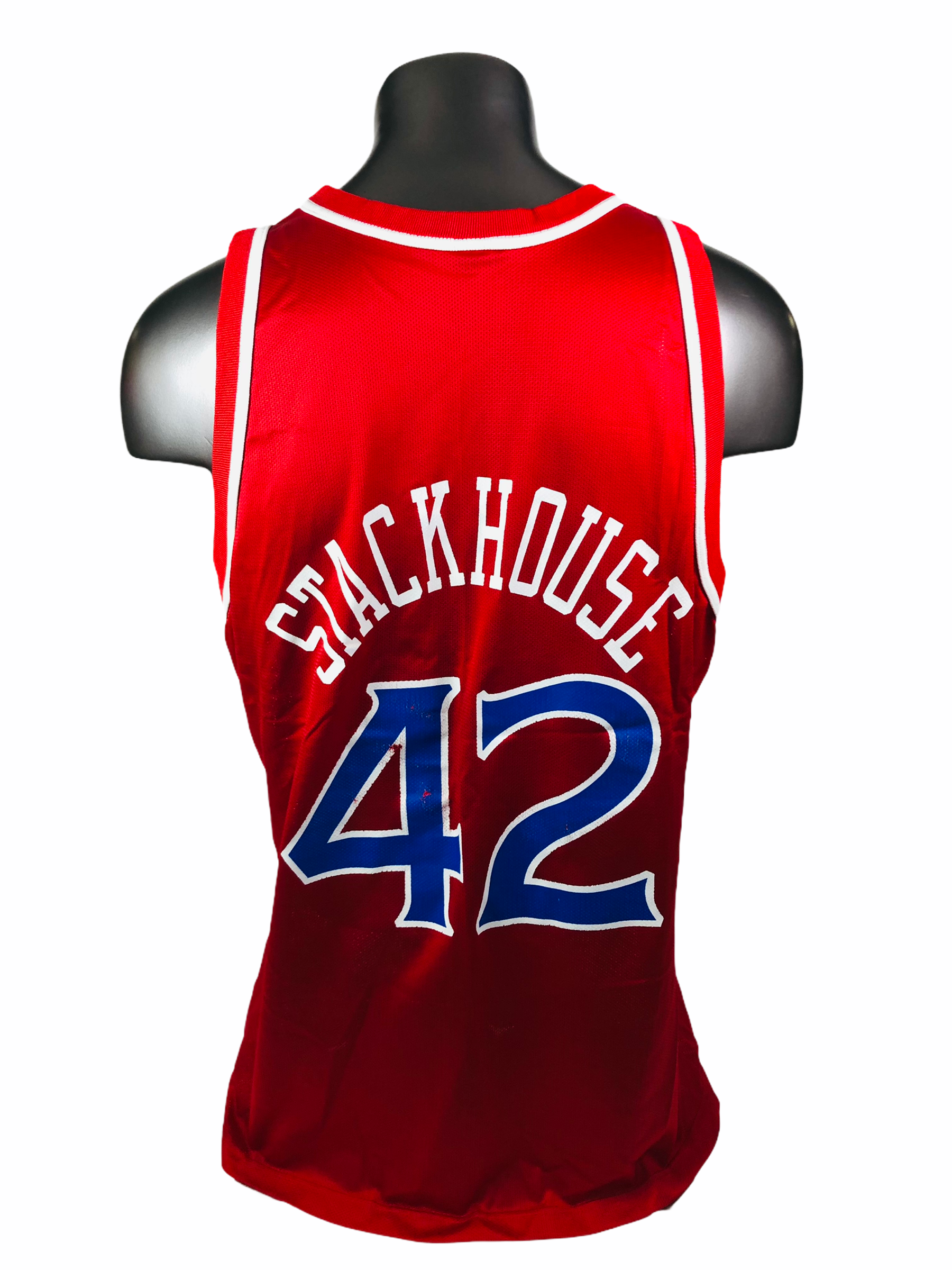 Authentic Jerry Stackhouse Philadelphia 76ers Jersey 48 XL Champion Sixers