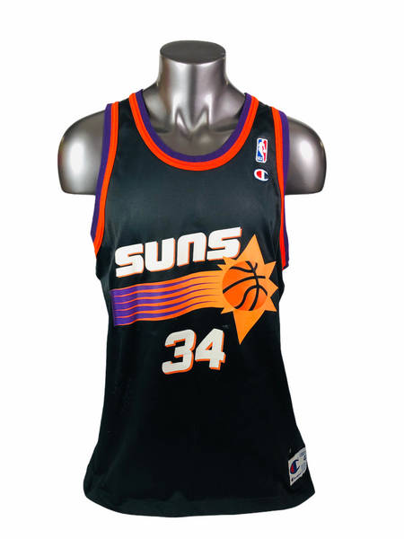 Phoenix Suns Charles Barkley Champion Size 40 NBA Black Jersey
