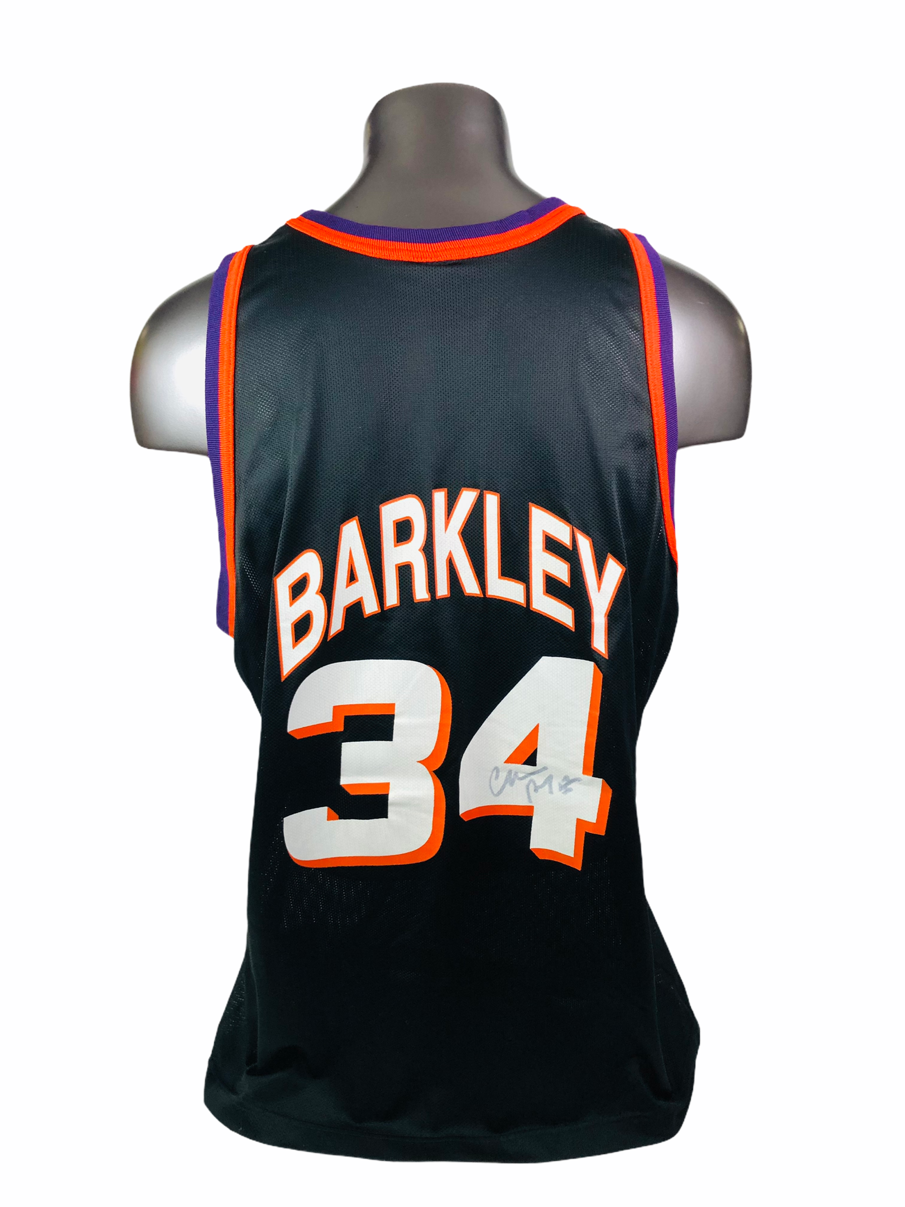Charles Barkley Phoenix Suns Black NBA Retro Jersey