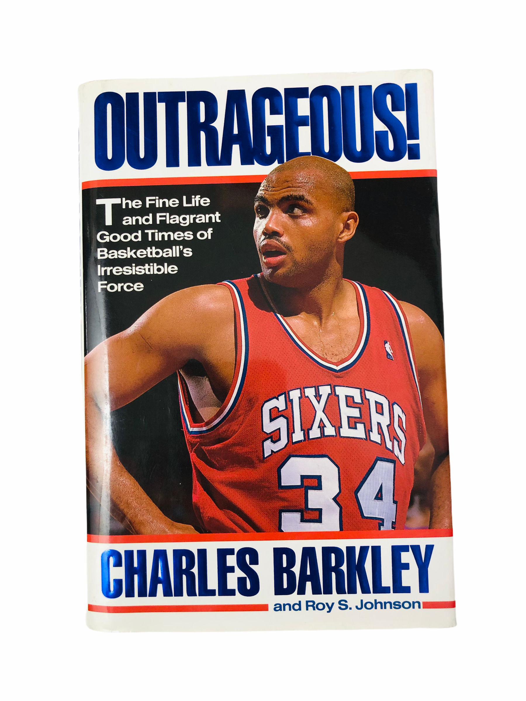 CHARLES BARKLEY PHILADELPHIA 76ERS VINTAGE 1992 OUTRAGEOUS CHARLES BARKLEY PHILADELPHIA 76ERS VINTAGE 1992 OUTRAGEOUS