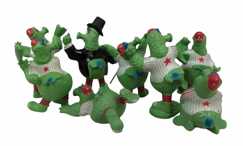 PHILLIE PHANATIC PHILADELPHIA PHILLIES 1987 ACME FIGURINE SET (8)