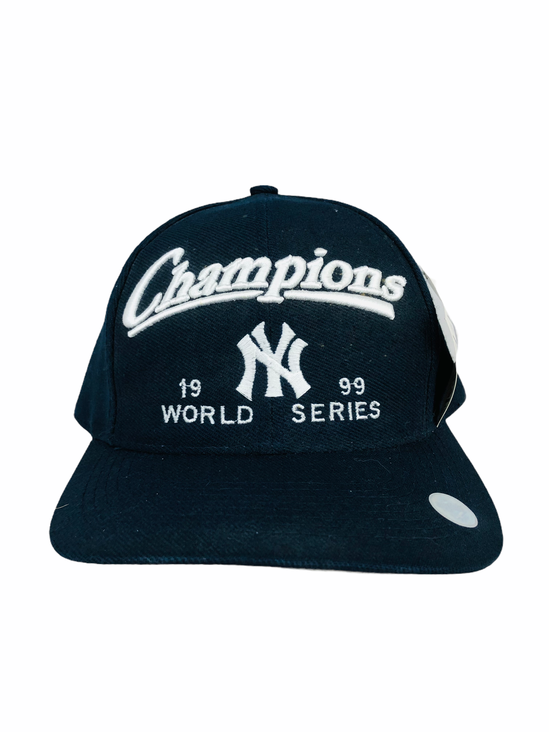NEW YORK YANKEES VINTAGE 1999 WORLD SERIES CHAMPIONS SNAPBACK ADULT HA -  Bucks County Baseball Co.