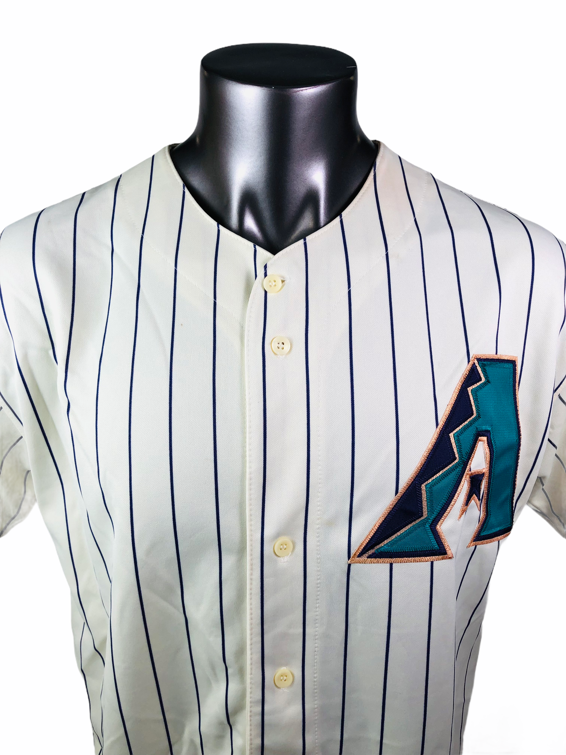 Vtg Arizona Diamondbacks Pinstripe MLB Baseball Reversible Jersey