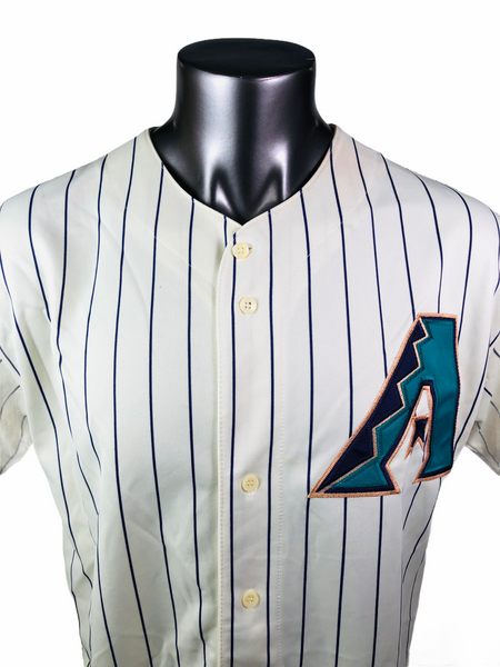 Majestic, Shirts, Vintage Retro Majestic Arizona Diamondbacks Jersey Size  L Luis Gonzalez 2