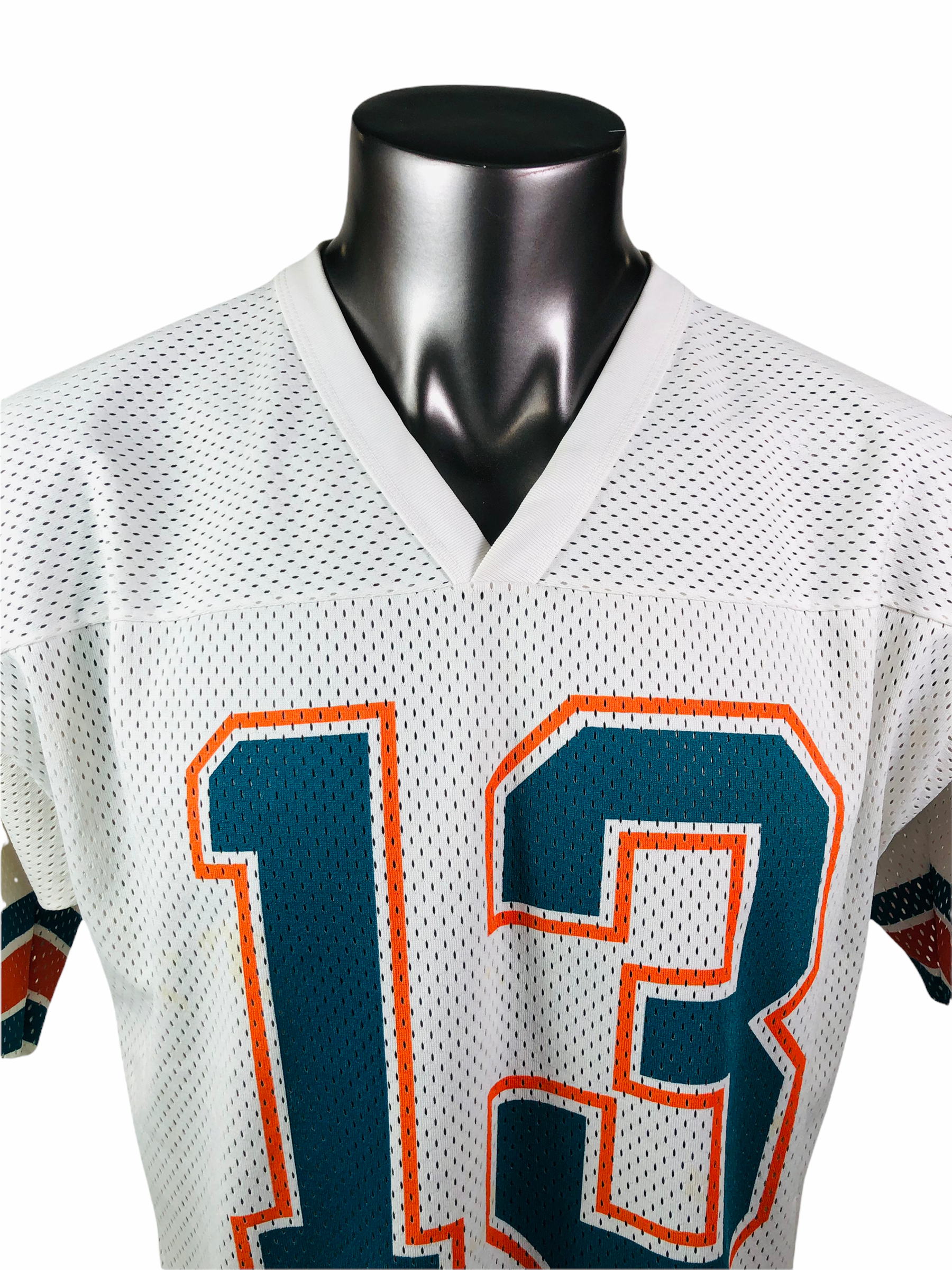 DAN MARINO MIAMI DOLPHINS VINTAGE 1990 S LOGO ATHLETIC JERSEY