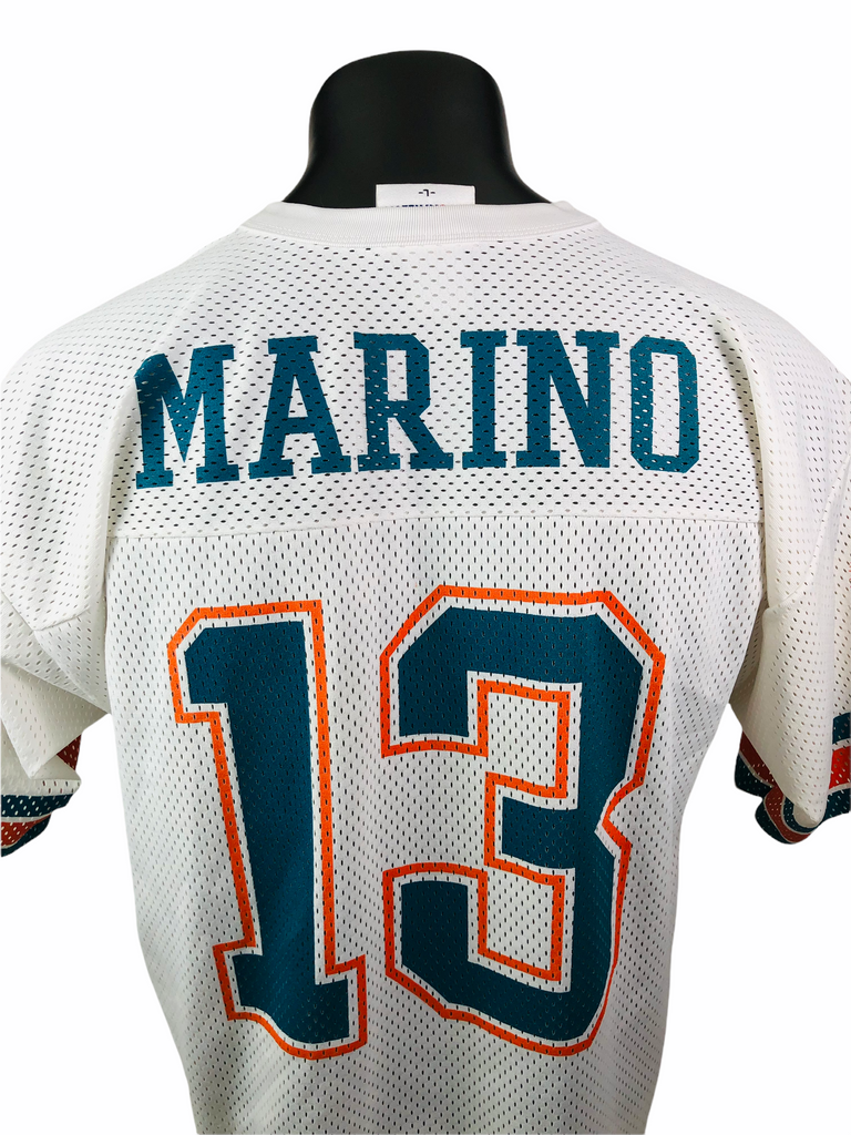 DAN MARINO MIAMI DOLPHINS VINTAGE 1990'S LOGO ATHLETIC JERSEY ADULT LARGE