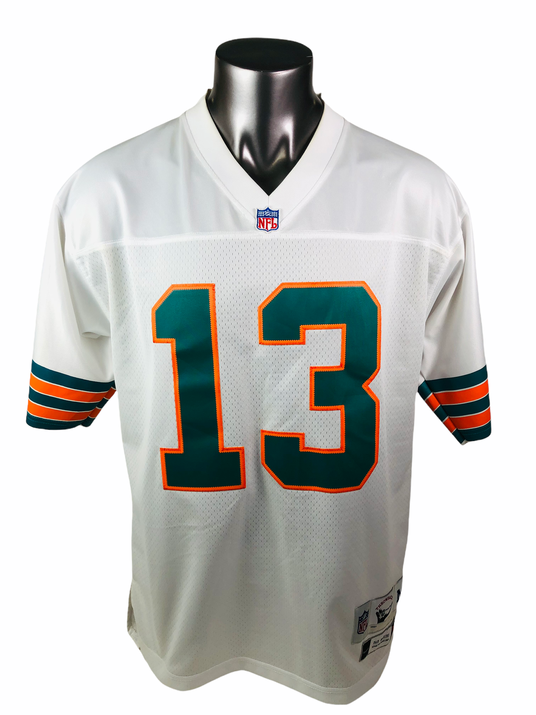 DAN MARINO MIAMI DOLPHINS RETRO 2000 S AUTHENTIC REEBOK THROWBACK JERS Bucks County Baseball Co