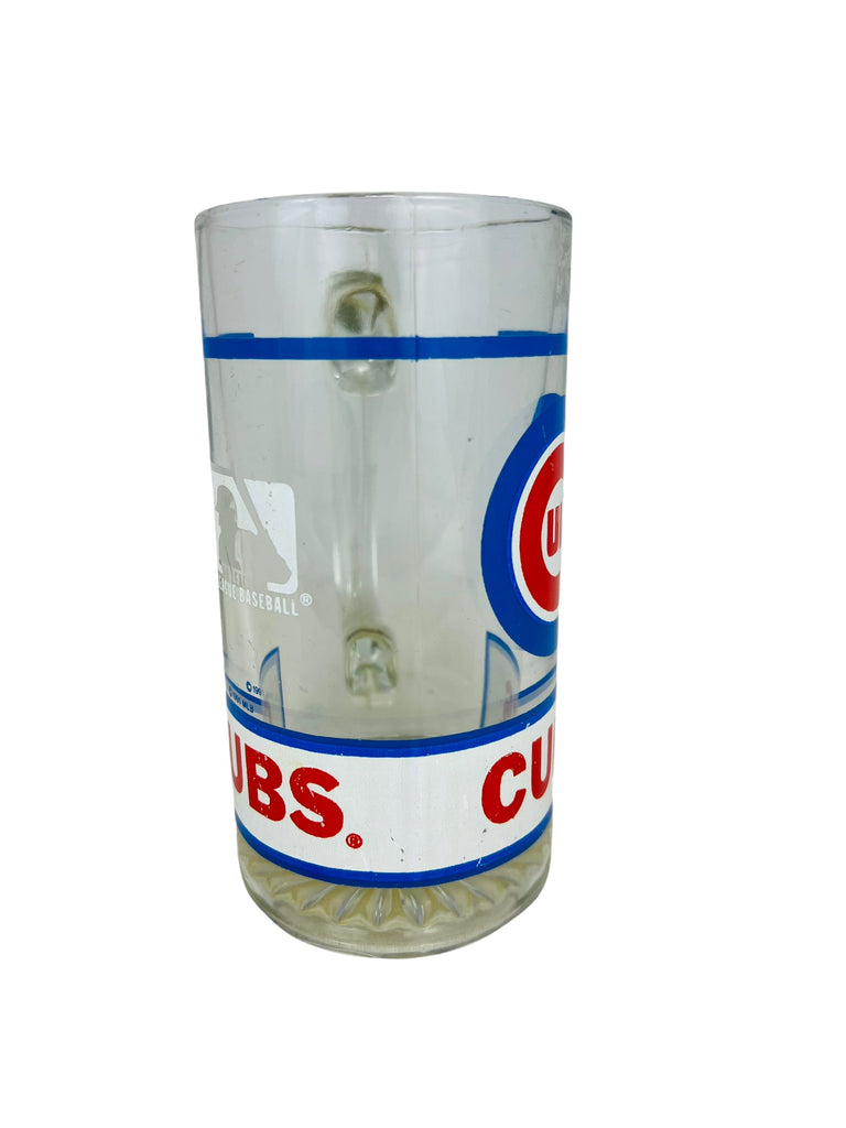 CHICAGO CUBS VINTAGE 1990'S MLB GLASS BEER MUG