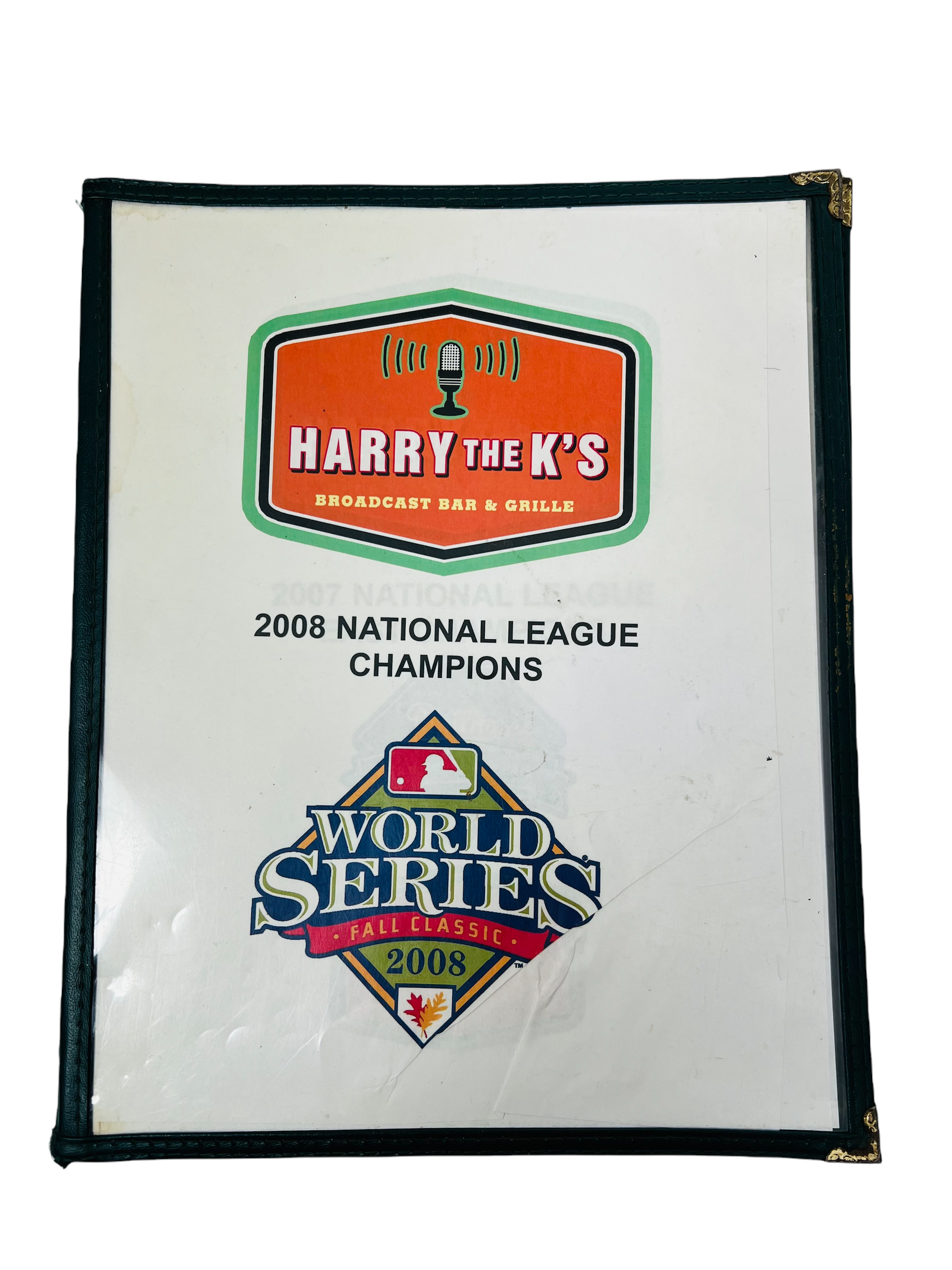 HARRY THE K'S PHILADELPHIA PHILLIES 2008 WORLD SERIES CITIZENS BANK PA -  Bucks County Baseball Co.