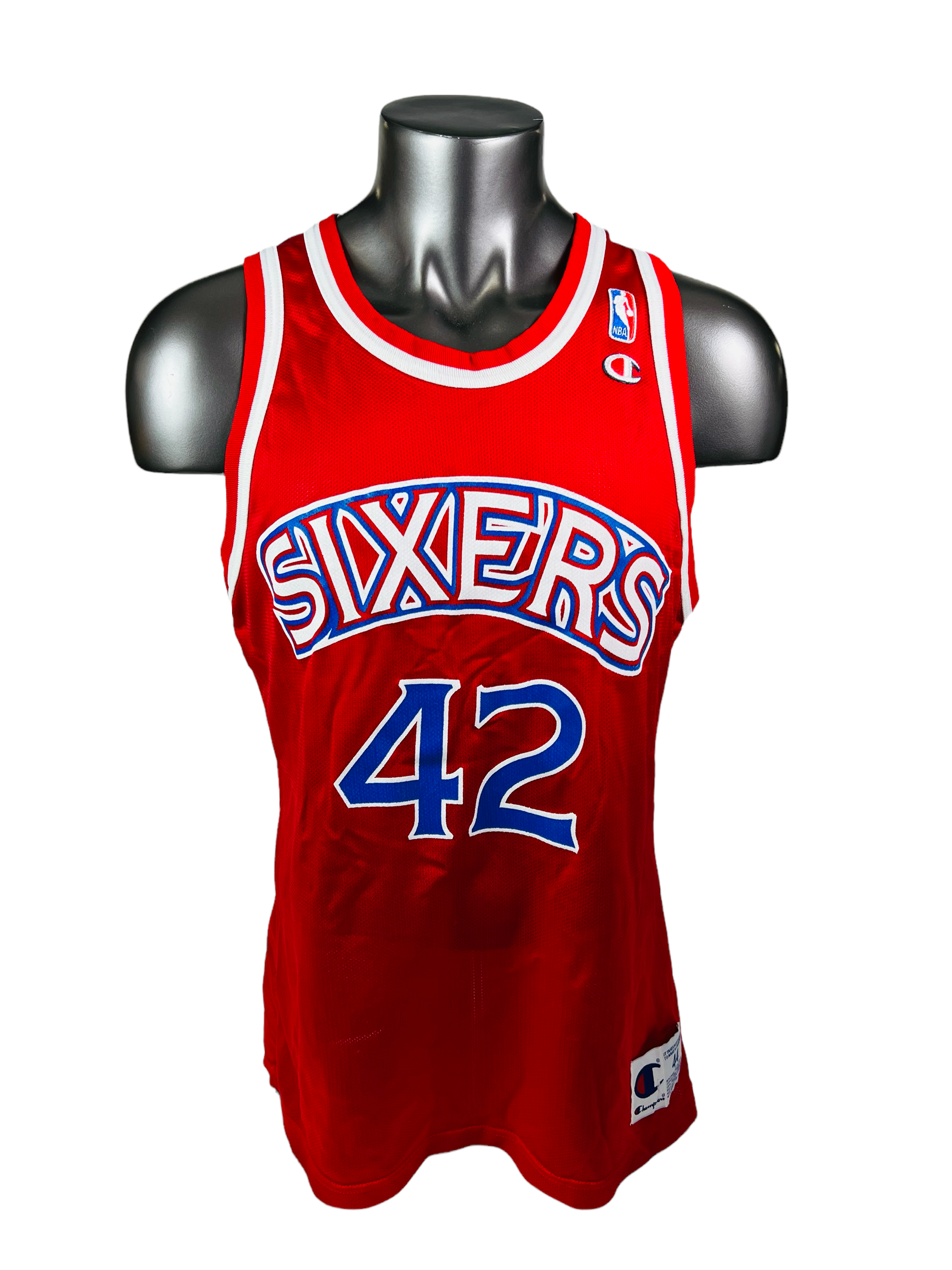 JERRY STACKHOUSE PHILADELPHIA SIXERS VINTAGE 1990 S CHAMPION