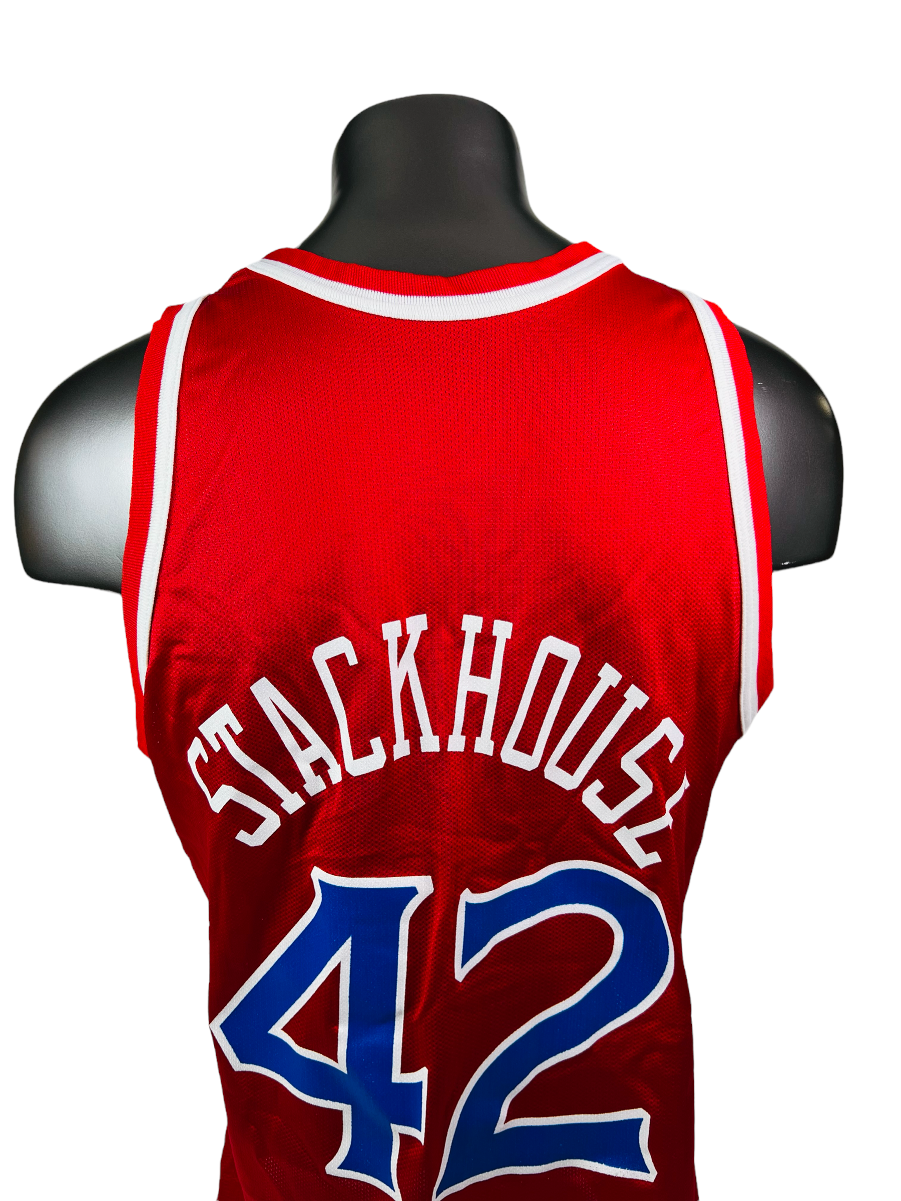 JERRY STACKHOUSE PHILADELPHIA SIXERS VINTAGE 1990 S CHAMPION