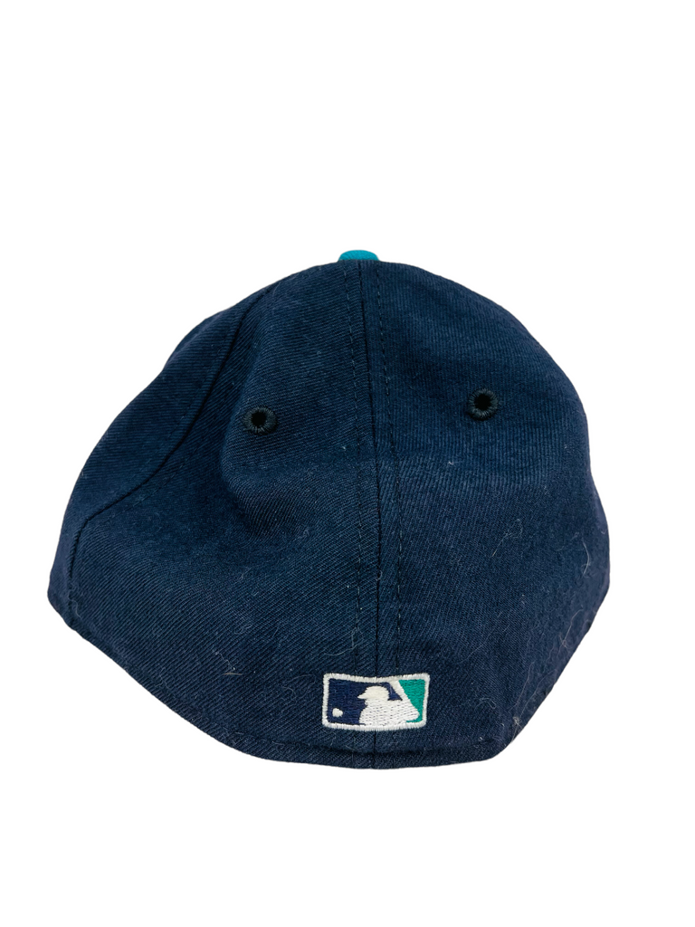 SEATTLE MARINERS VINTAGE 1990'S DIAMOND COLLECTION NEW ERA FITTED ADULT HAT 7 3/8