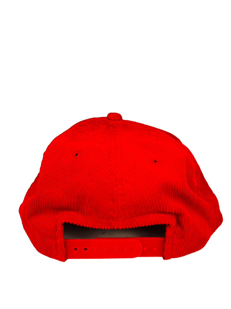 CORNELL UNIVERSITY BIG RED VINTAGE 1980'S CORDUROY SNAPBACK ADULT HAT