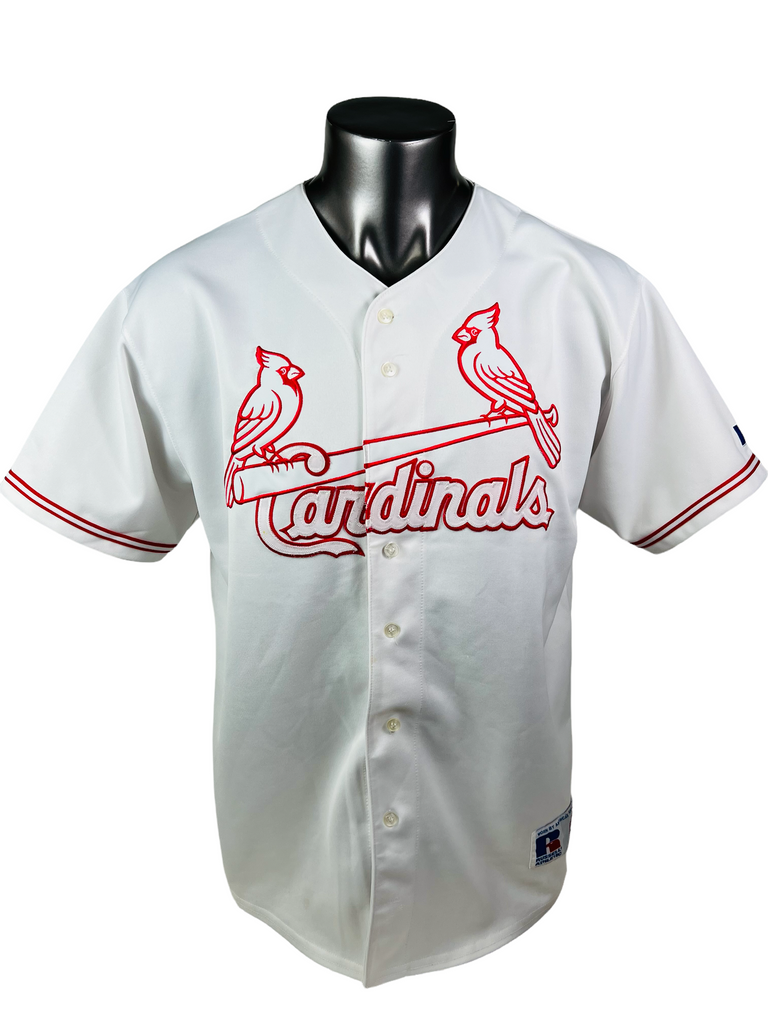 ST. LOUIS CARDINALS VINTAGE 1990'S RUSSELL ATHLETIC JERSEY ADULT LARGE