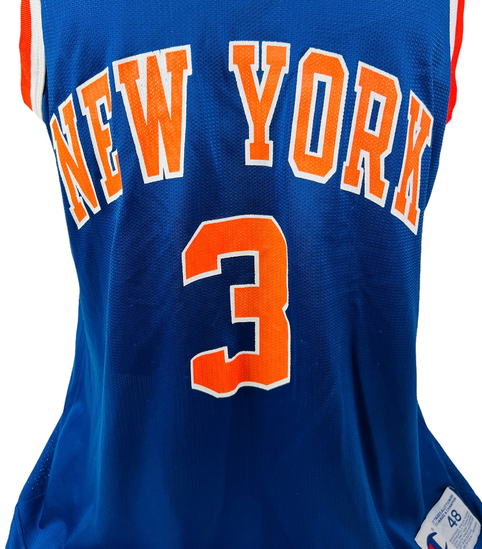 John Starks Signed NY Knicks White Starter Authentic Jersey Autograph –  CollectibleXchange