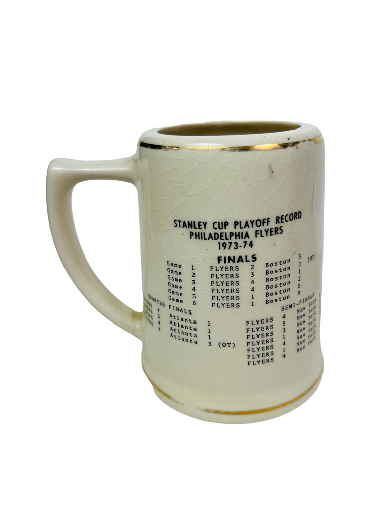 PHILADELPHIA FLYERS VINTAGE 1973-74 STANLEY CUP CHAMPIONS CERAMIC  BEER STEIN MUG