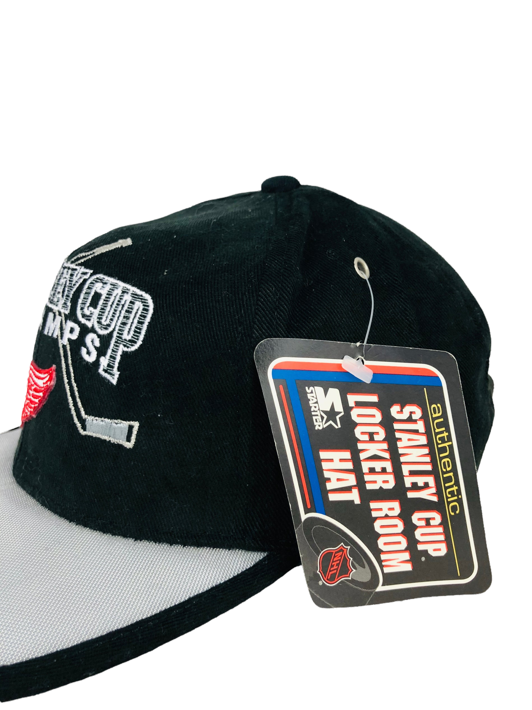 Vintage Detroit Red Wings Strapback Hat Starter 1998 Stanley Cup