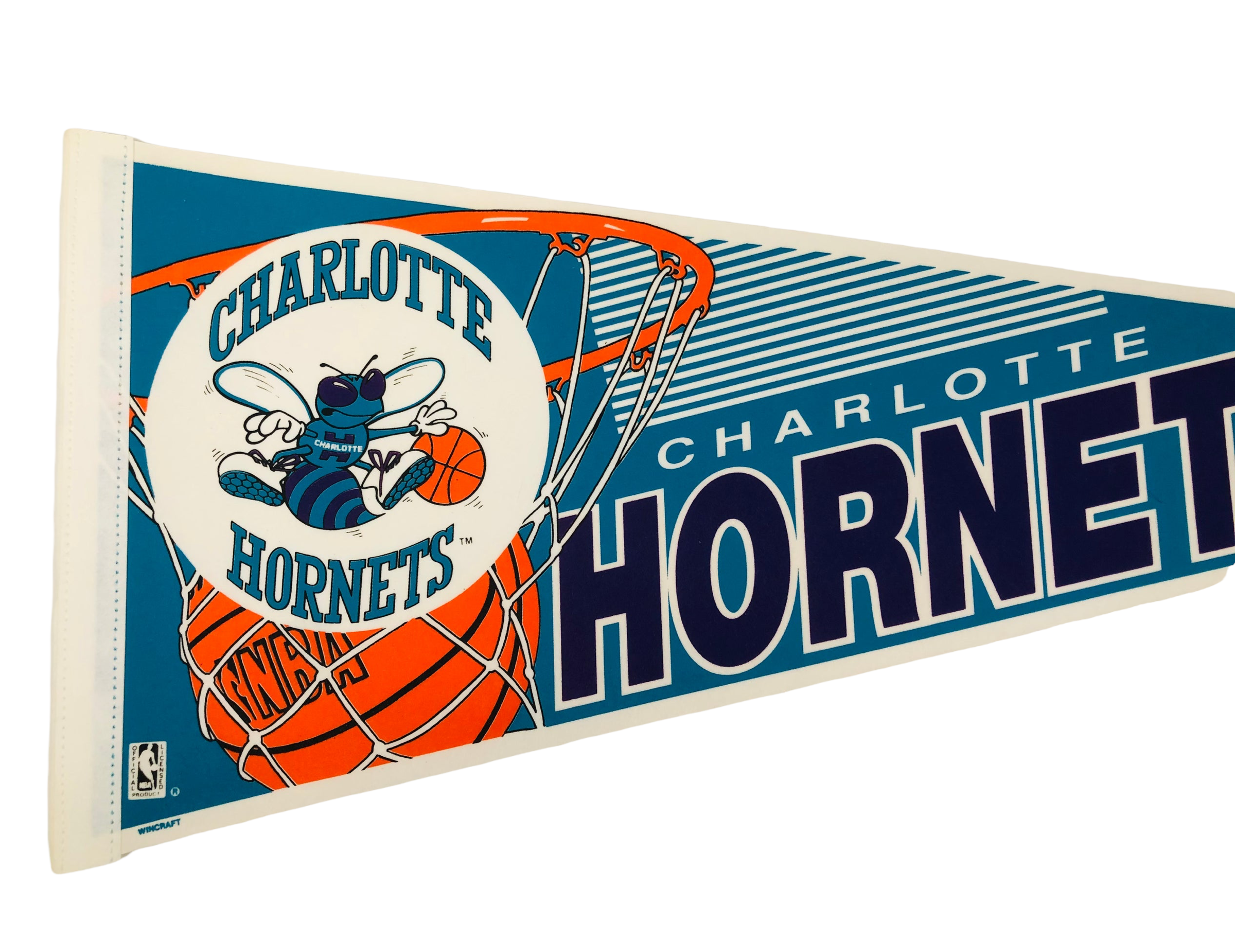 Charlotte Hornets NBA Vintage Team Logo Pennant