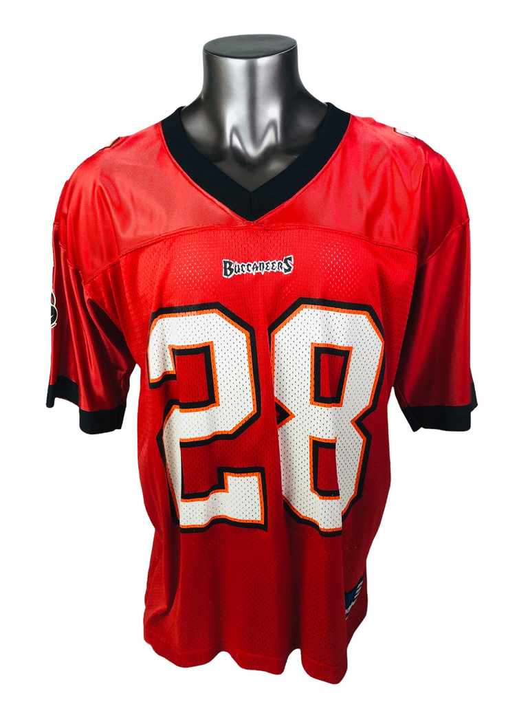 WARRICK DUNN TAMPA BAY BUCCANEERS VINTAGE 1990'S ADIDAS JERSEY ADULT LARGE