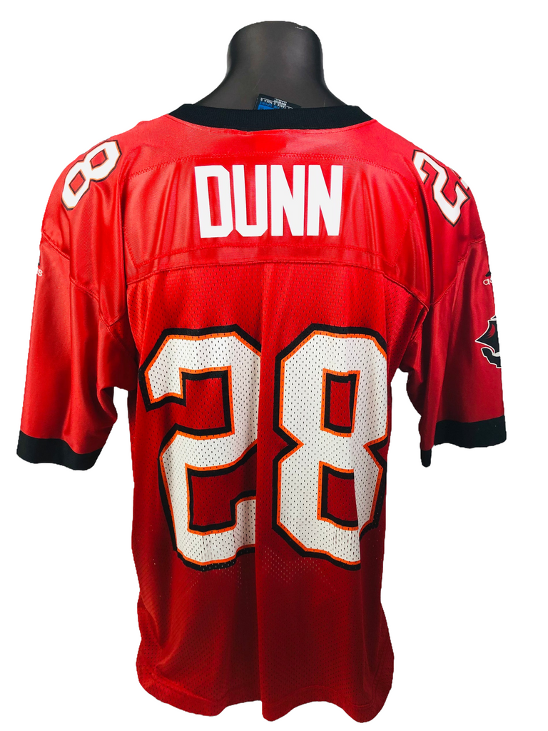 WARRICK DUNN TAMPA BAY BUCCANEERS VINTAGE 1990'S ADIDAS JERSEY ADULT LARGE