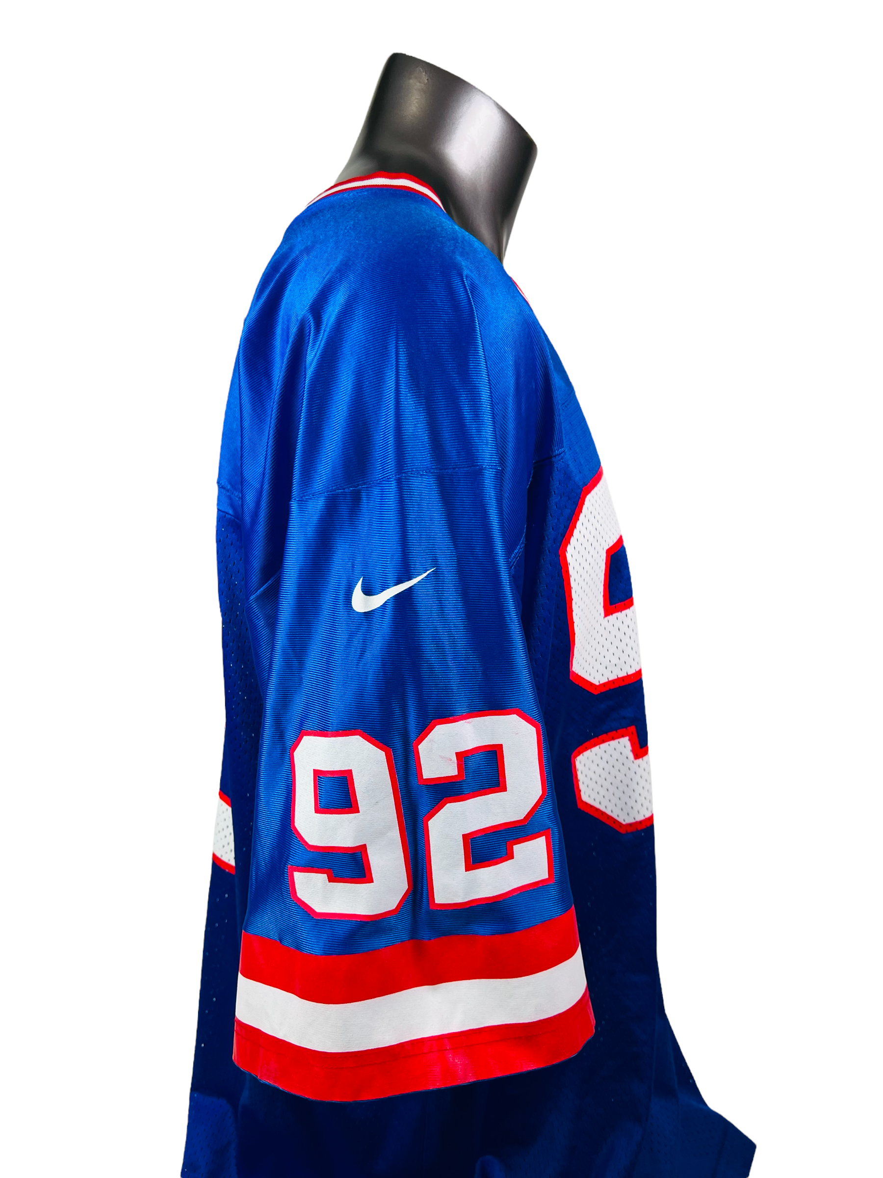 Nike New York Giants No92 Michael Strahan Red Alternate Men's Stitched NFL Vapor Untouchable Elite Jersey