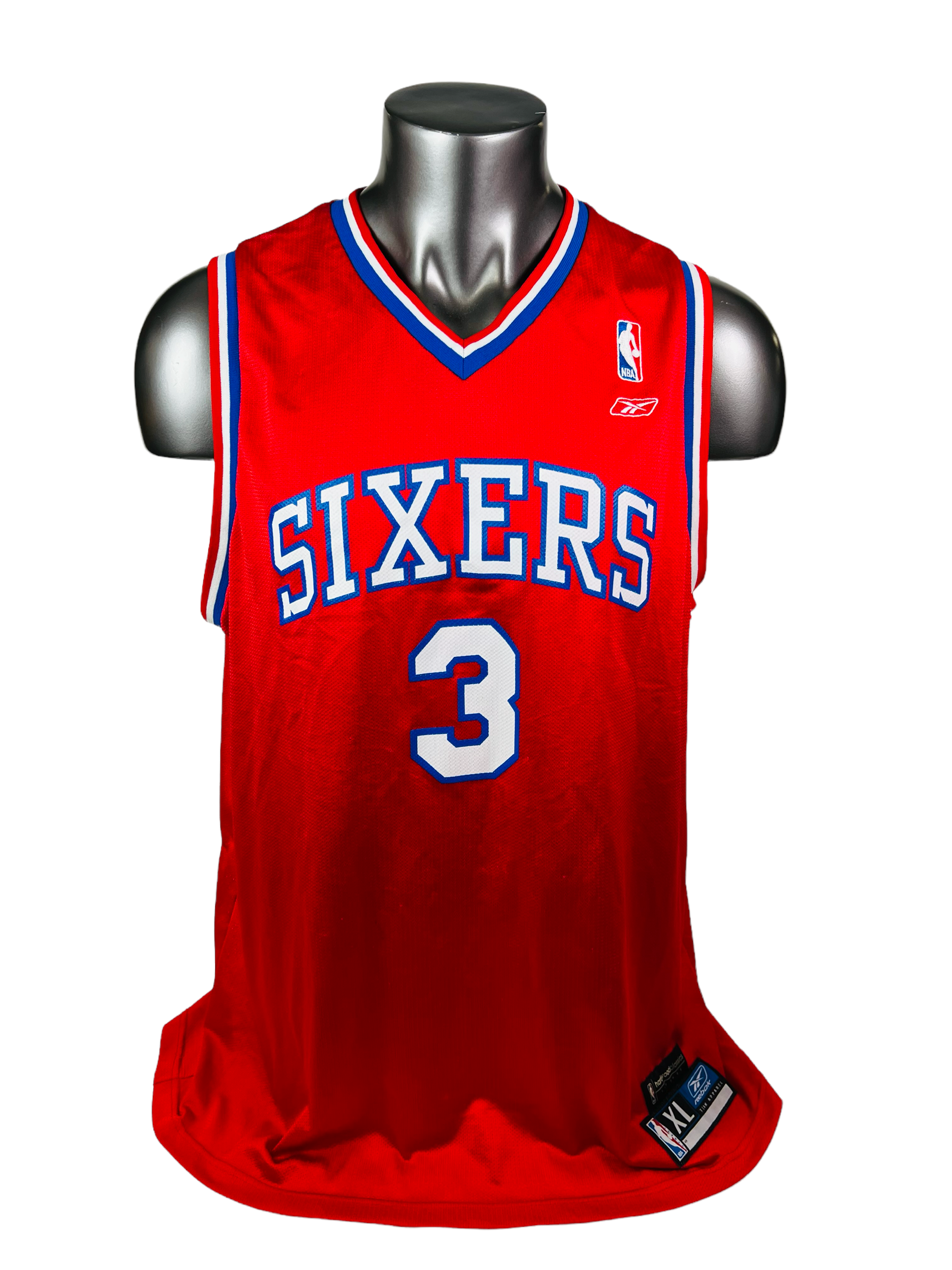 Mitchell & Ness NBA Throwback Jerseys - 76ers Allen Iverson & More! XL