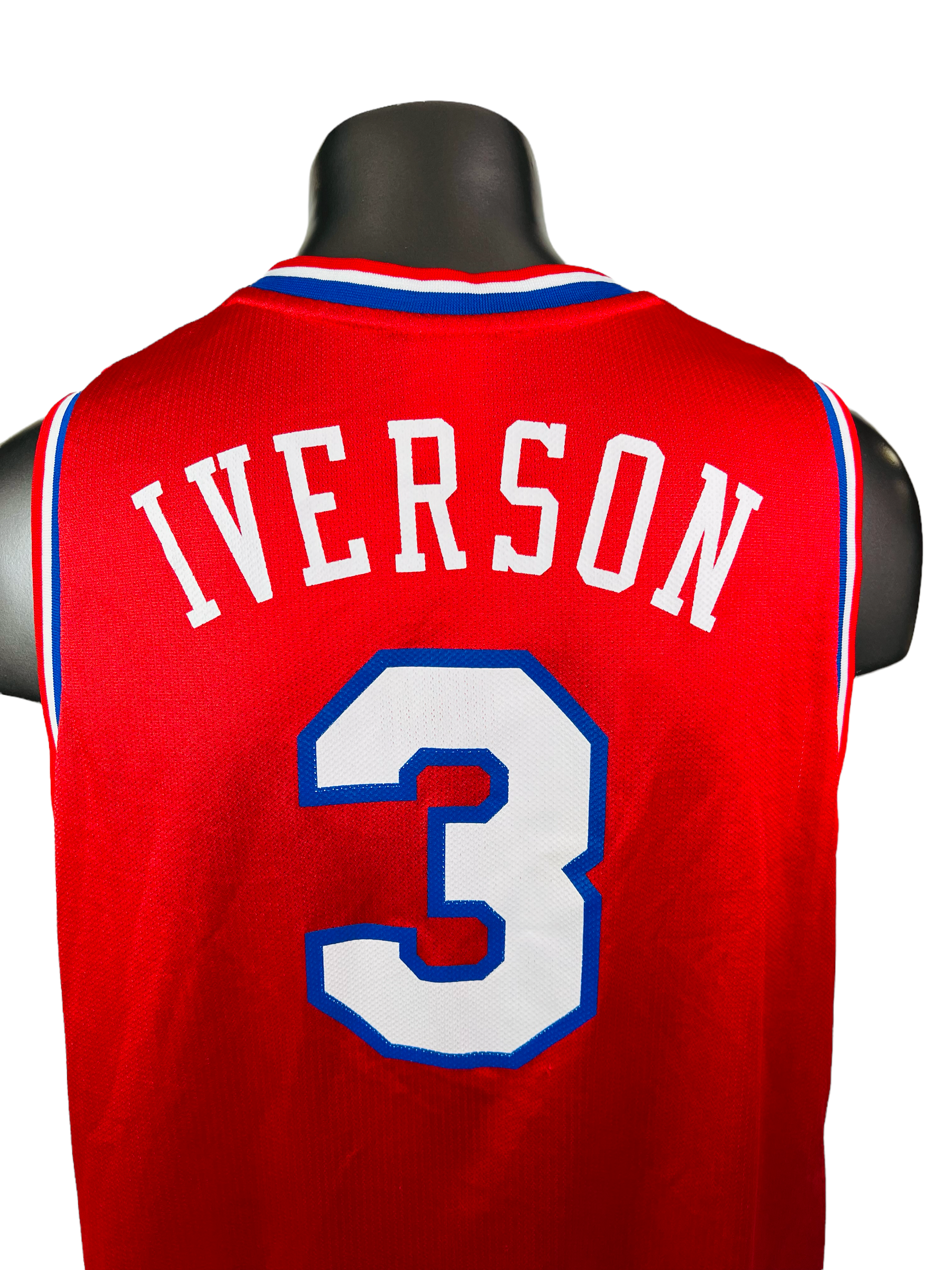 Allen Iverson Philadelphia 76ers Hardwood Classics Throwback NBA Swingman  Jersey
