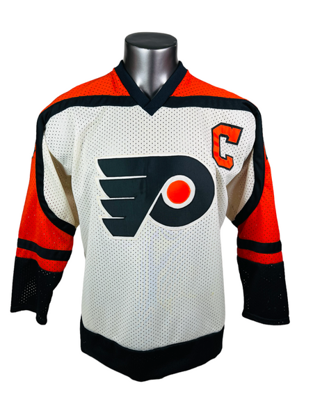 Late 1980's Rick Tocchet Flyers Game Worn Jersey
