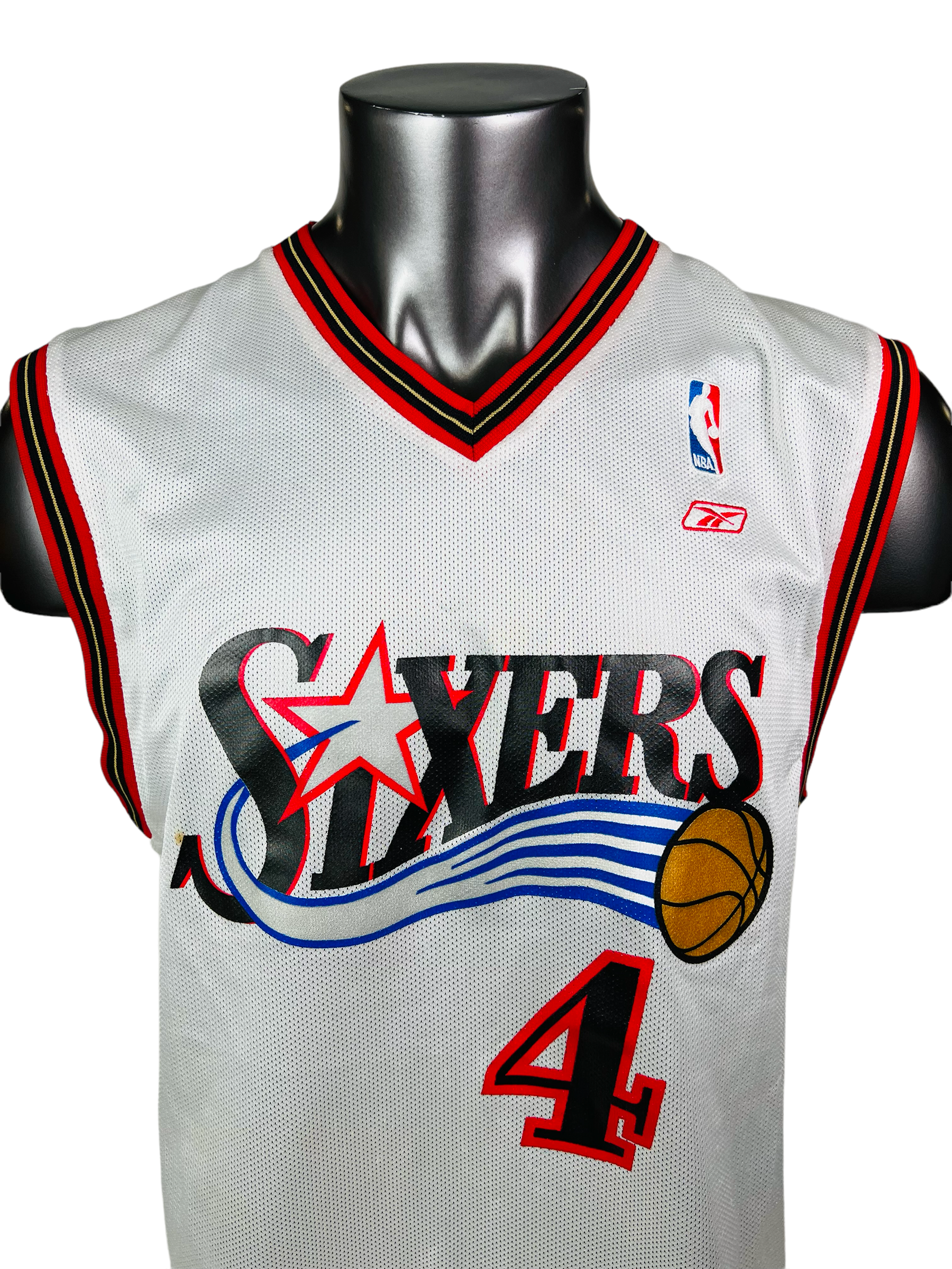 Vintage Allen Iverson Sixers Basketball Jersey Youth Small