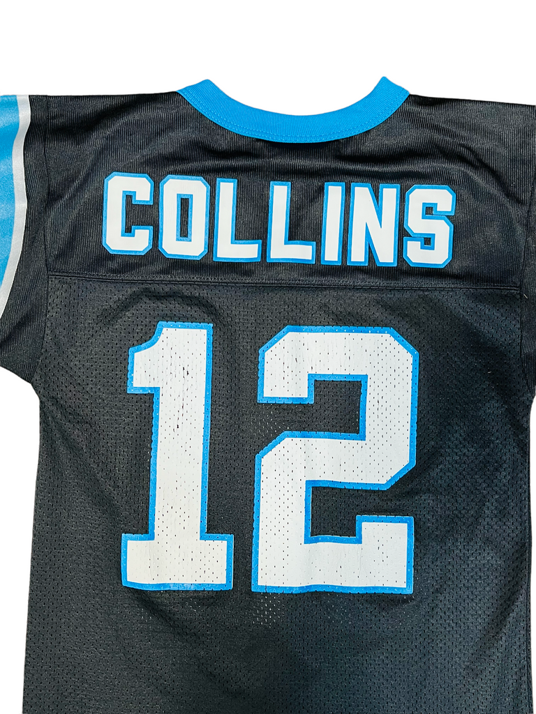 KERRY COLLINS CAROLINA PANTHERS VINTAGE 1990'S LOGO ATHLETIC JERSEY YOUTH SMALL