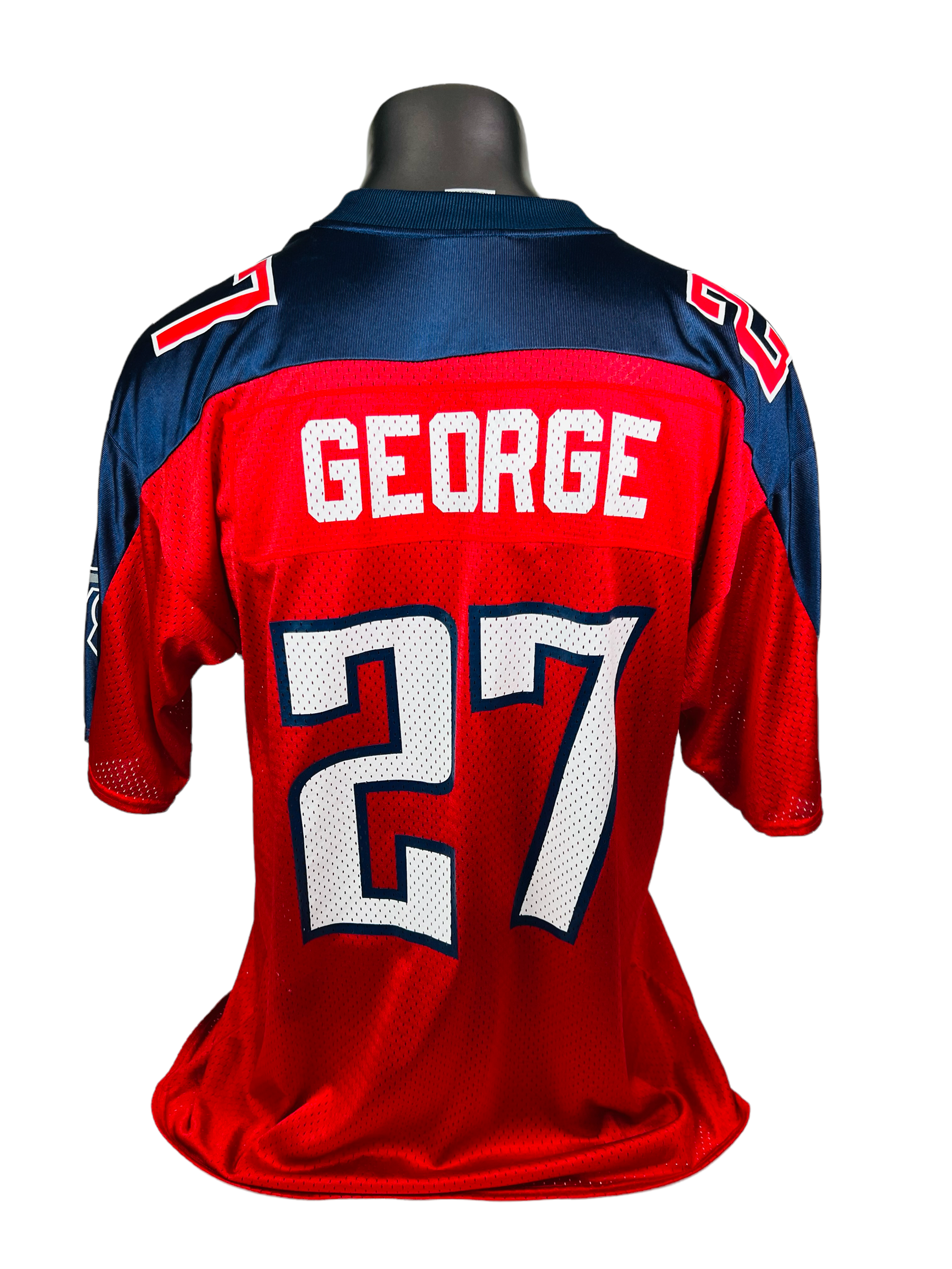 EDDIE GEORGE HOUSTON TEXANS VINTAGE 2000 S REEBOK JERSEY ADULT