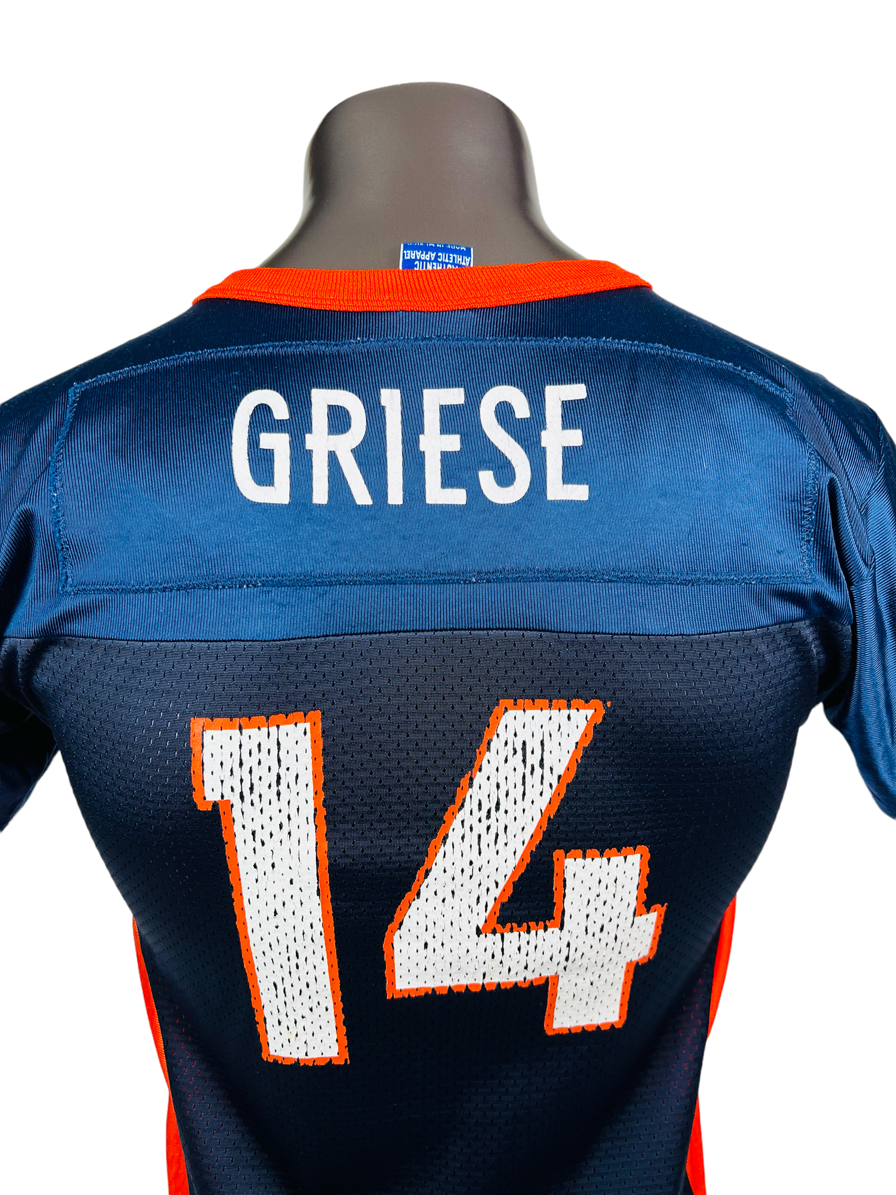 BRIAN GRIESE DENVER BRONCOS VINTAGE 1990'S CHAMPION JERSEY YOUTH