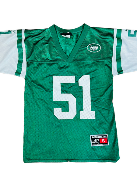 BRYAN COX NEW YORK JETS VINTAGE 1990'S LOGO ATHLETIC JERSEY YOUTH SMALL