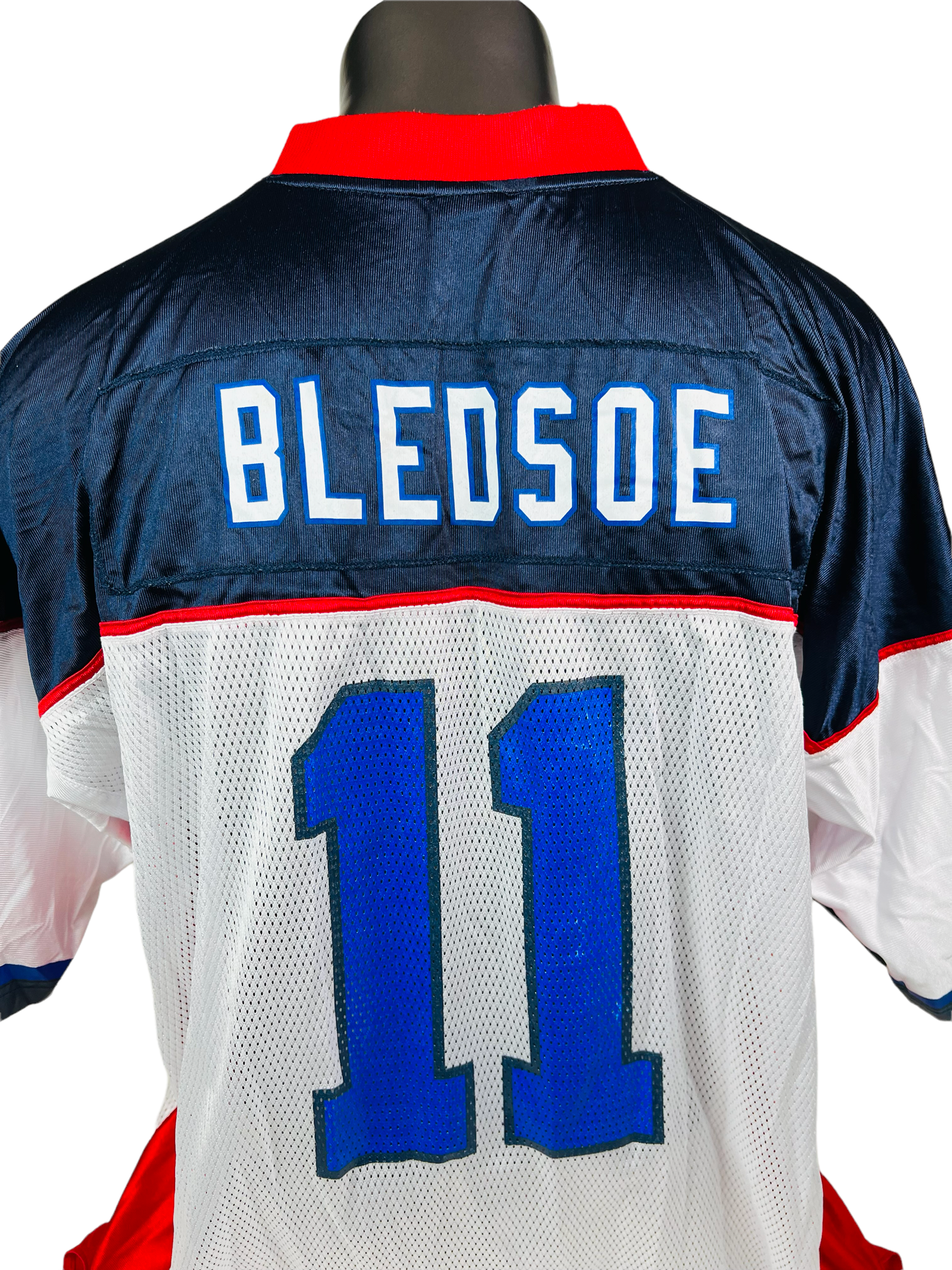 DREW BLEDSOE BUFFALO BILLS VINTAGE 2000 S REEBOK JERSEY ADULT 2XL Bucks County Baseball Co