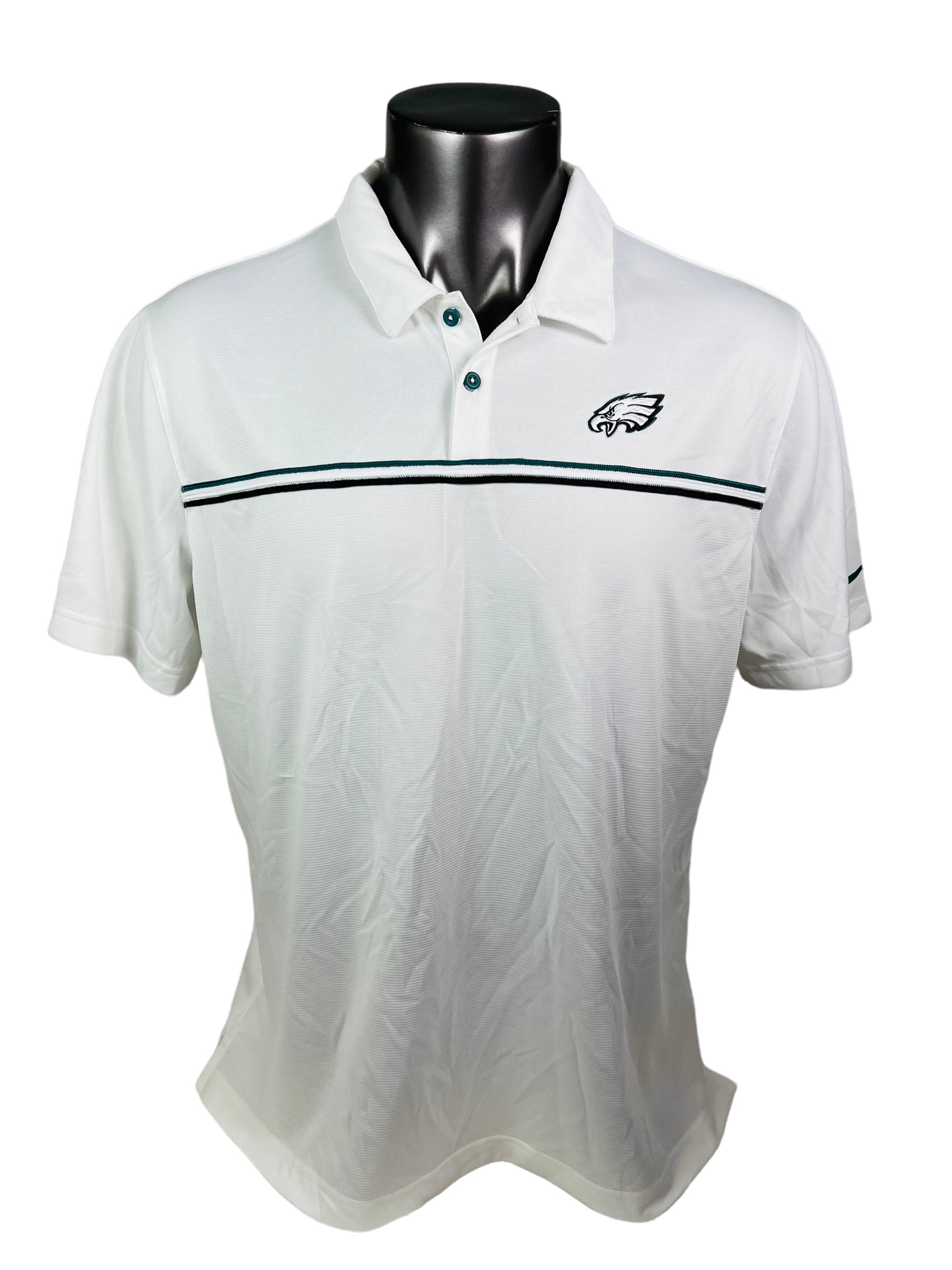 PHILADELPHIA EAGLES TEAM ISSUED NIKE DRI-FIT GOLF SHIRT ADULT XL - Bucks  County Baseball Co.