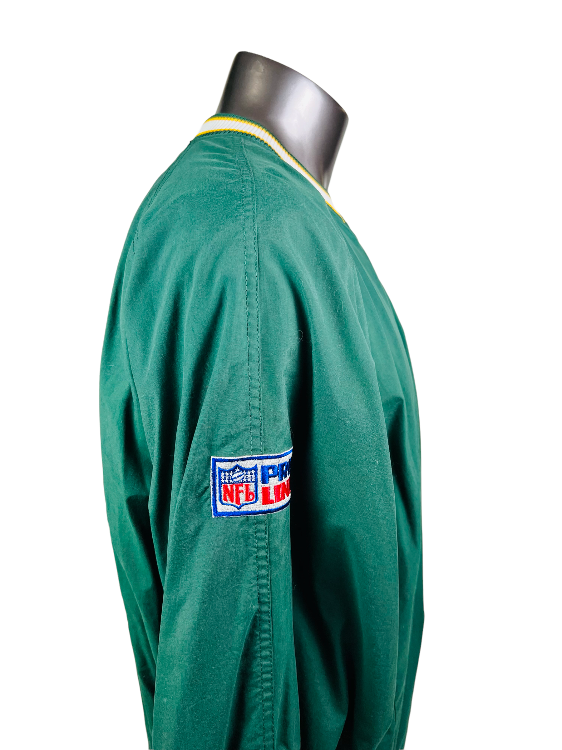 Blouson universitaire en satin Starter Green Bay Packers des années 90 - 9/10 - (XXL Blouson universitaire en satin Starter Green Bay Packers des années 90 - 9/10 - (XXL