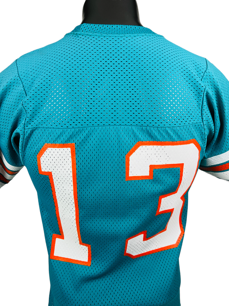 DAN MARINO MIAMI DOLPHINS VINTAGE 1980'S MACGREGOR SAND-KNIT JERSEY ADULT SMALL
