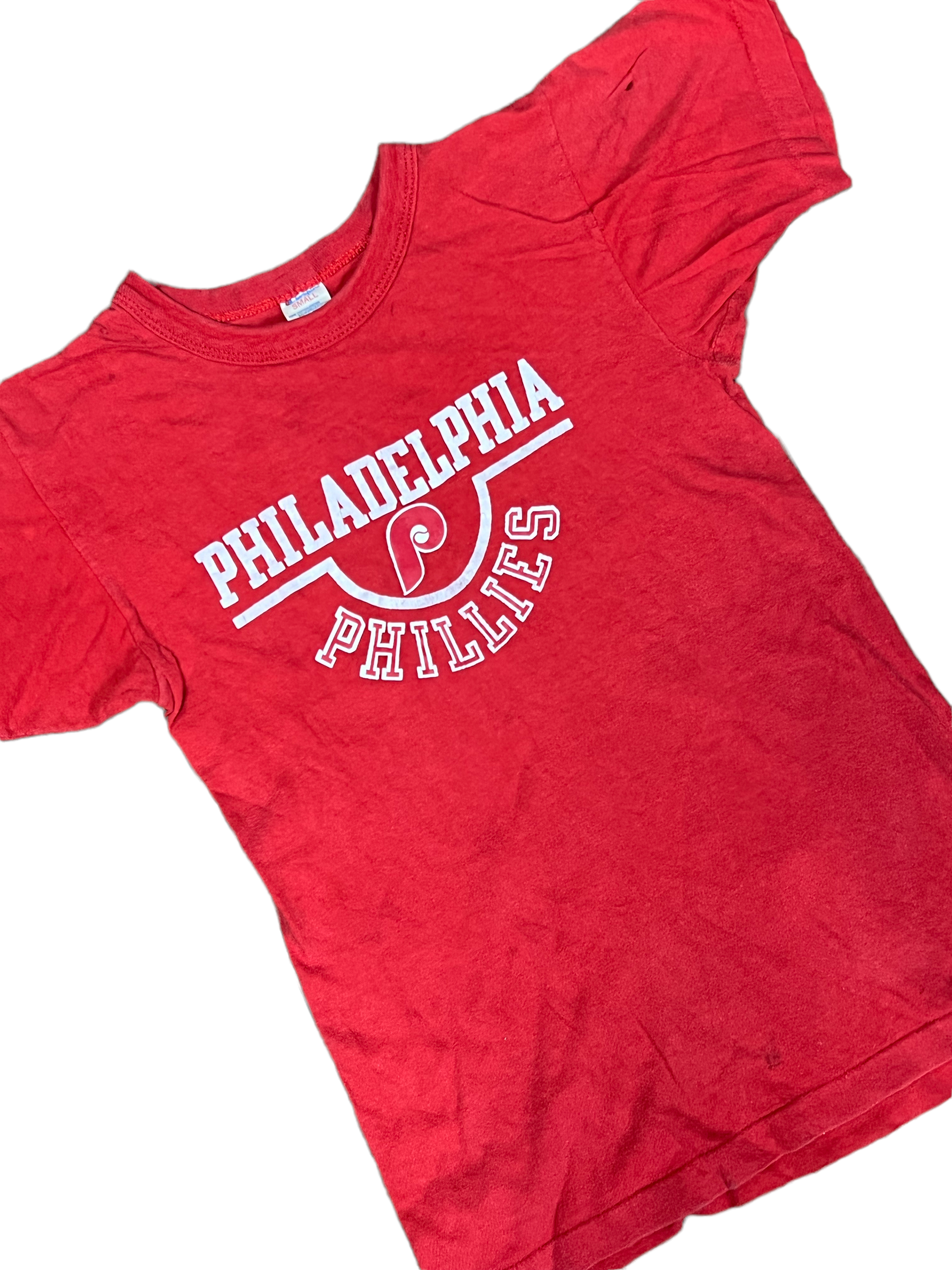 Vintage MLB Philadelphia Phillies Tee Shirt 1990 Size XL Made in USA