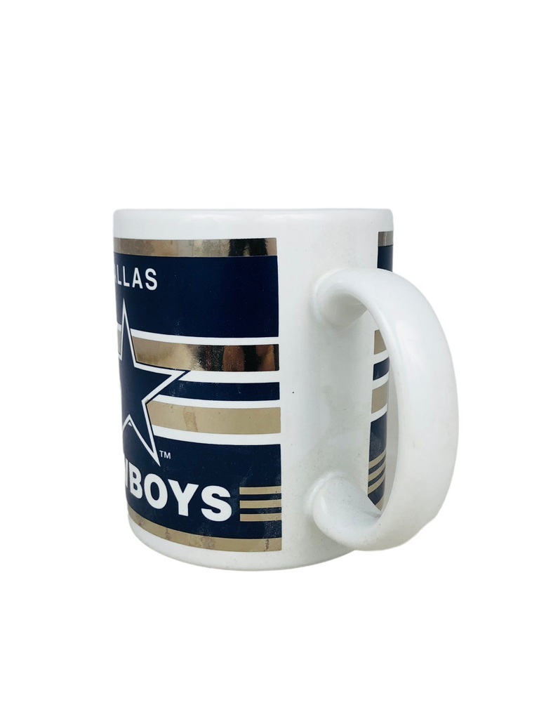 DALLAS COWBOYS VINTAGE 1990'S TEAM NFL CERAMIC COFFEE MUG